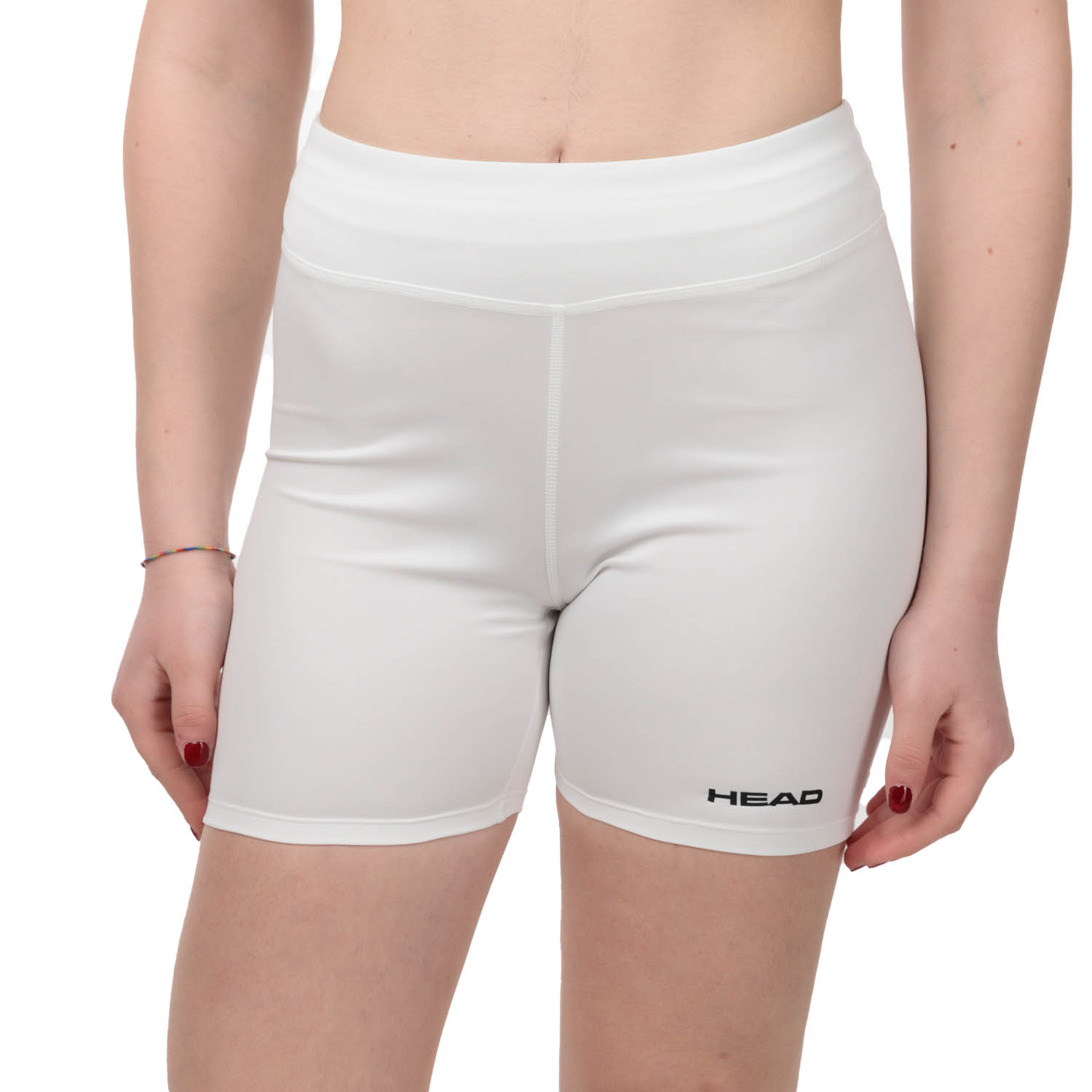 Head Court Logo in Shorts - White