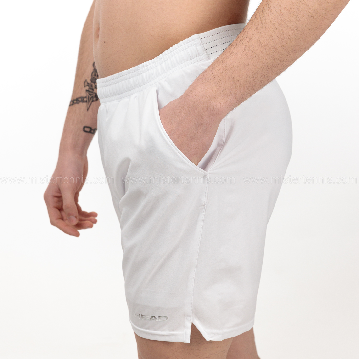 Head Performance Logo 7in Shorts - White