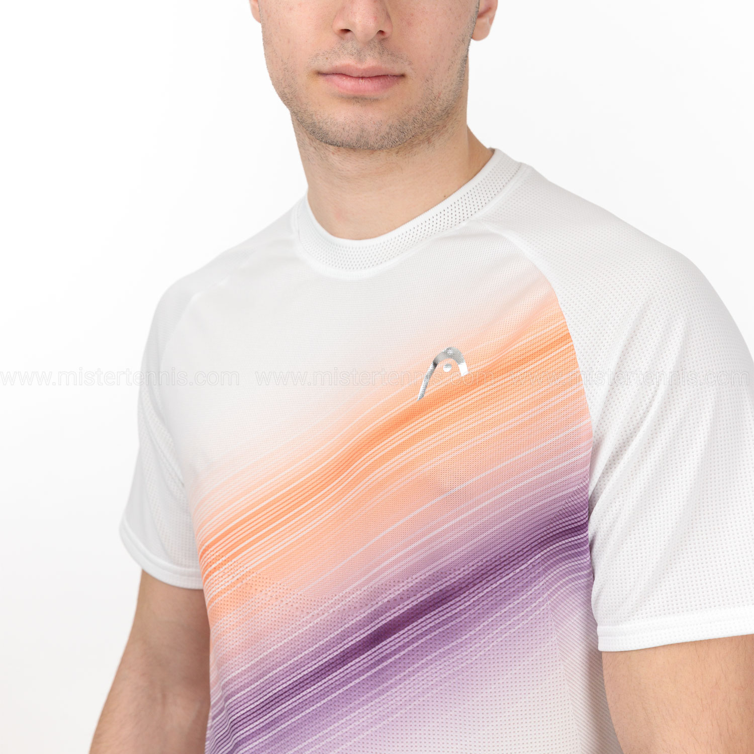 Head Performance Logo T-Shirt - Print Perf M/White