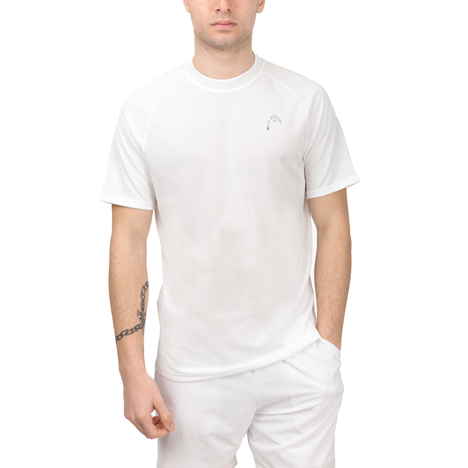 Head Performance Logo Camiseta - White