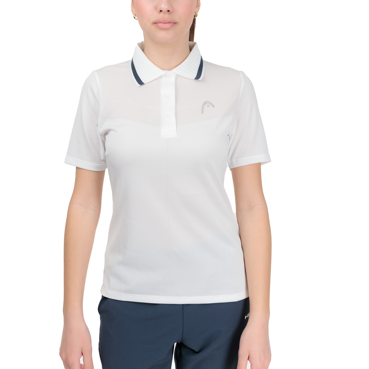 Head Performance Logo Polo - White