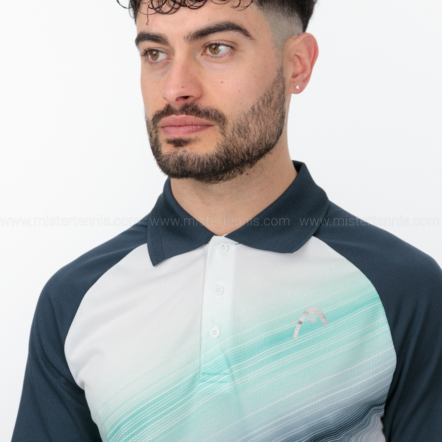 Head Performance Logo Polo - Navy/Print Perf M