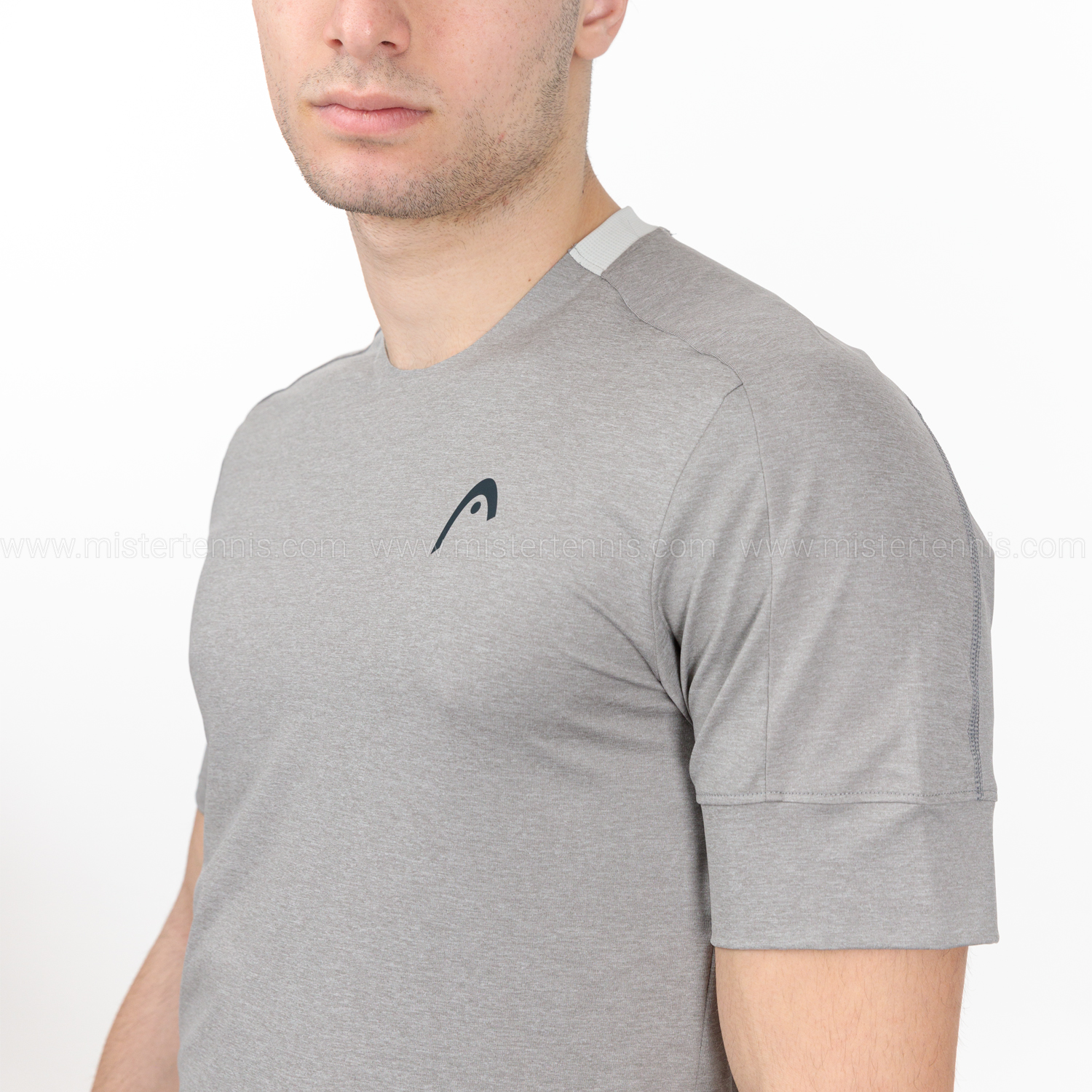 Head Play Tech Logo Camiseta - Grey