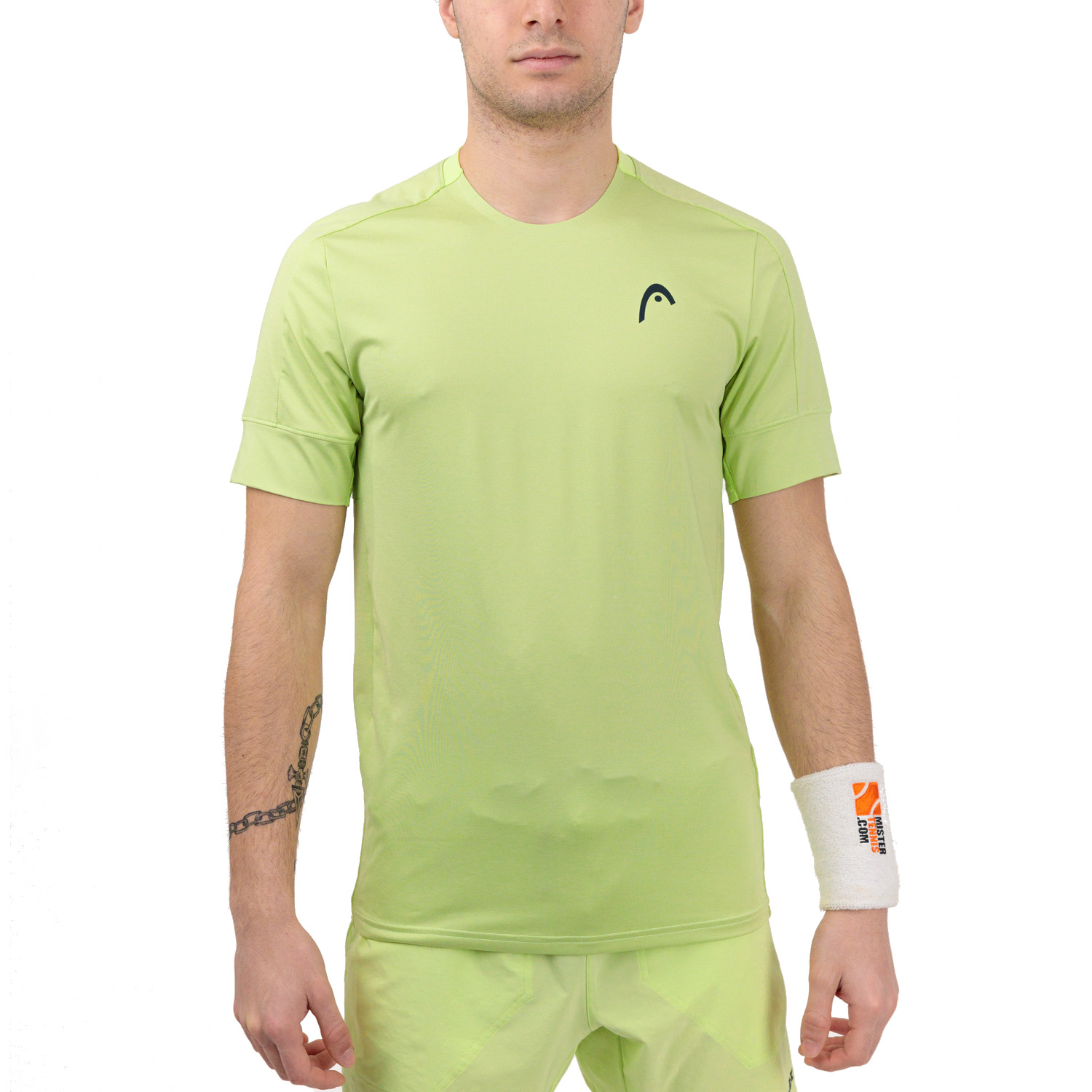 Head Play Tech Logo Camiseta de Padel Hombre Lightgreen