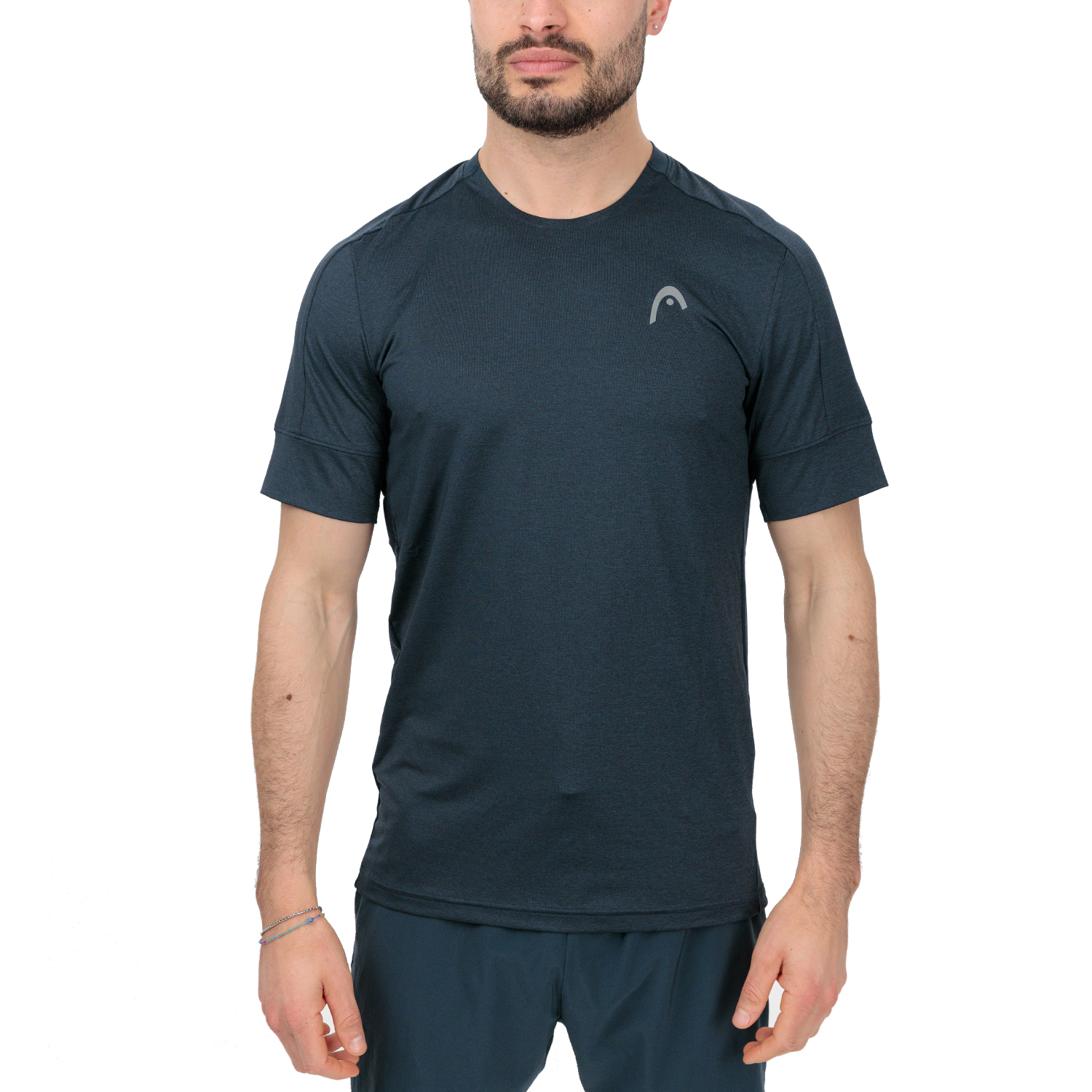 Head Play Tech Logo T-Shirt - Navy