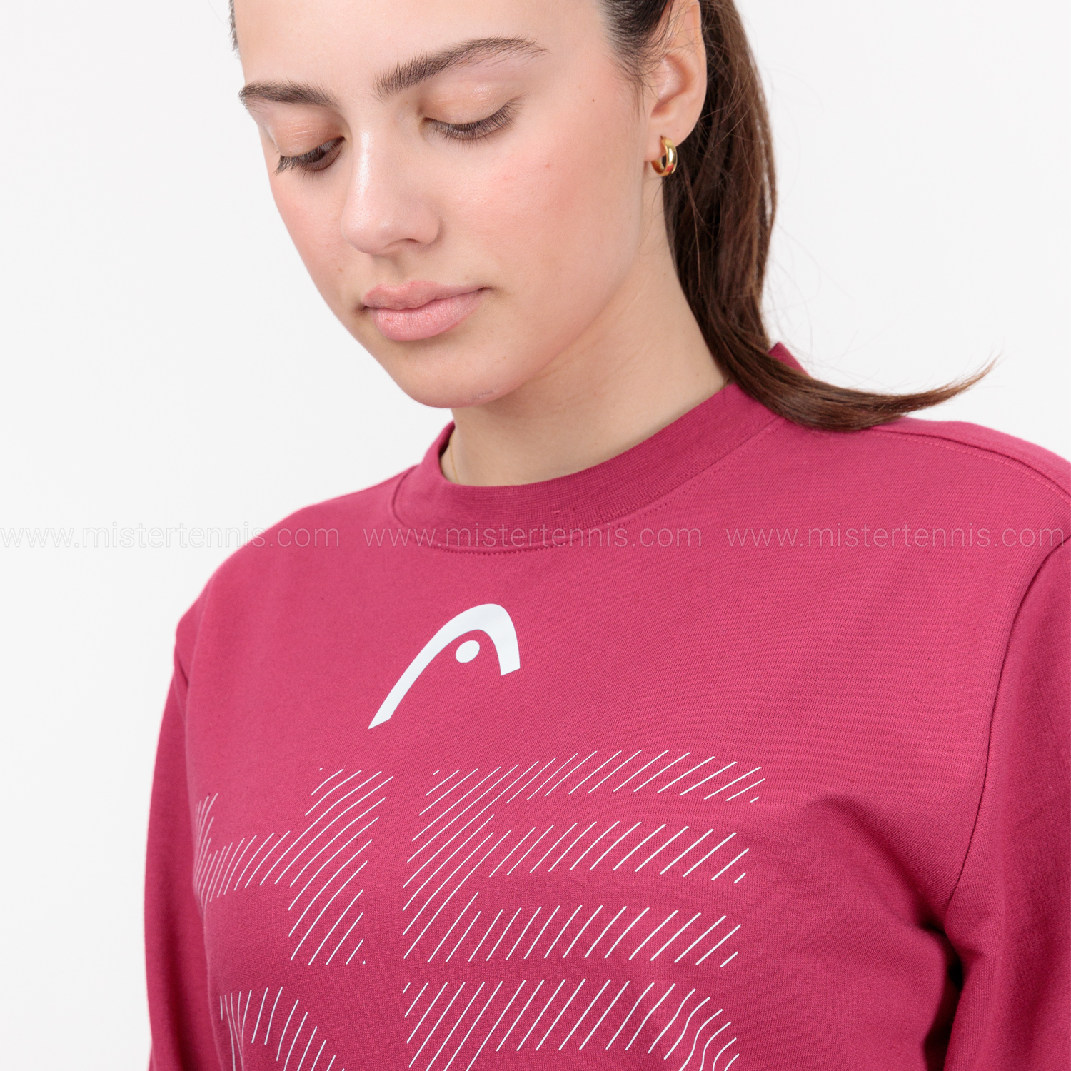 Head Rally Logo Sweatshirt - Mulberry