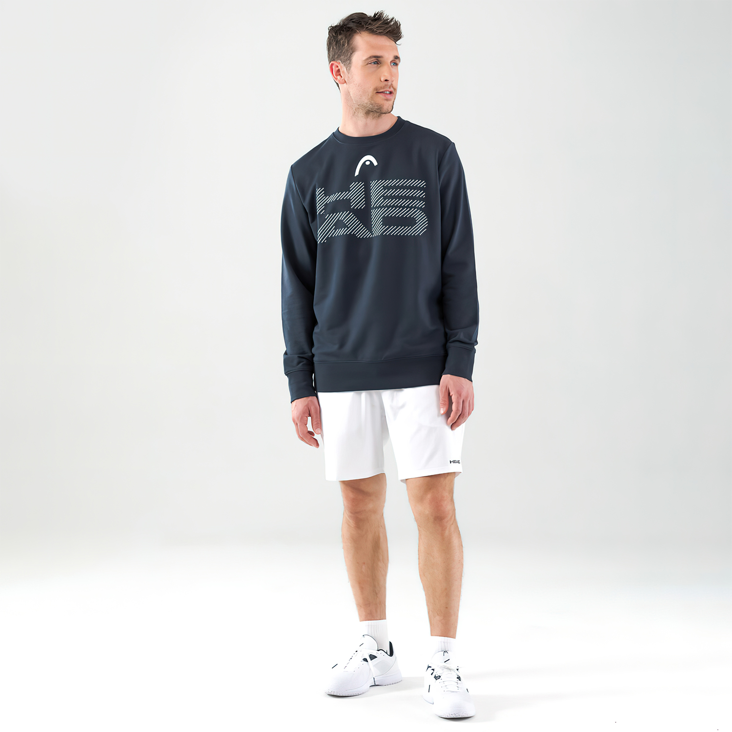 Head Rally Logo Sweatshirt - Navy