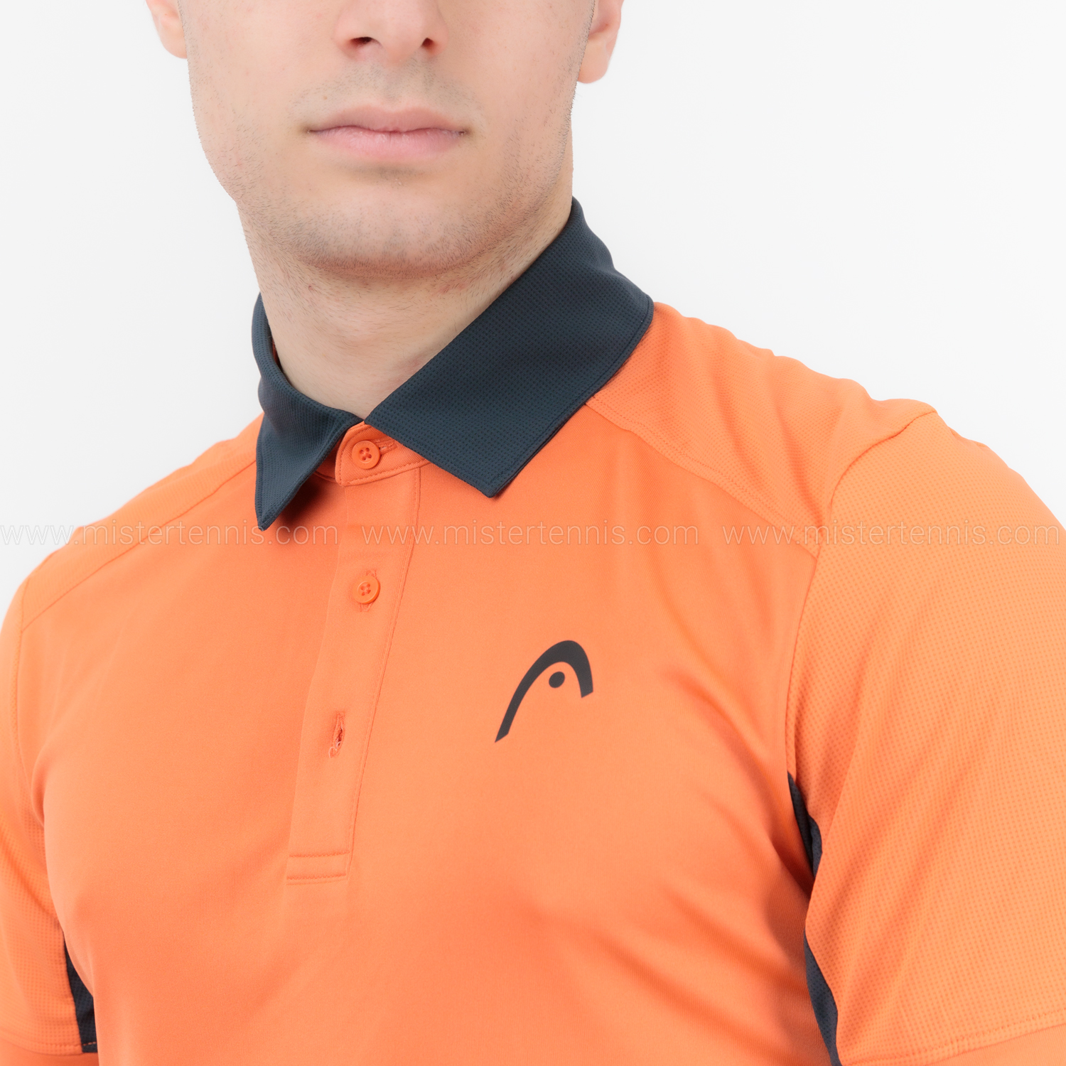 Head Slice Logo Polo - Flamingo