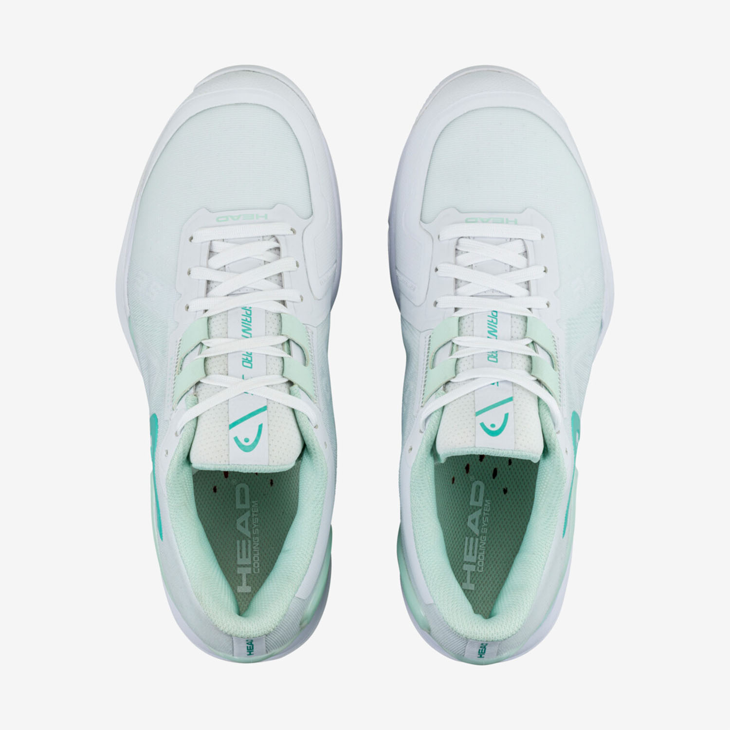 Head Sprint Pro 3.5 Clay - White/Aqua