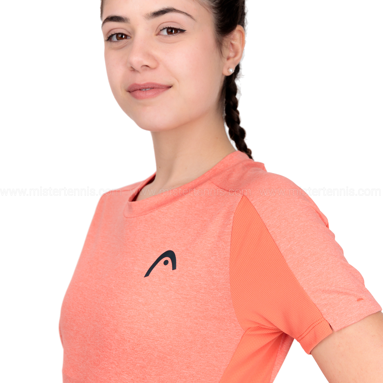 Head Tech T-Shirt - Coral