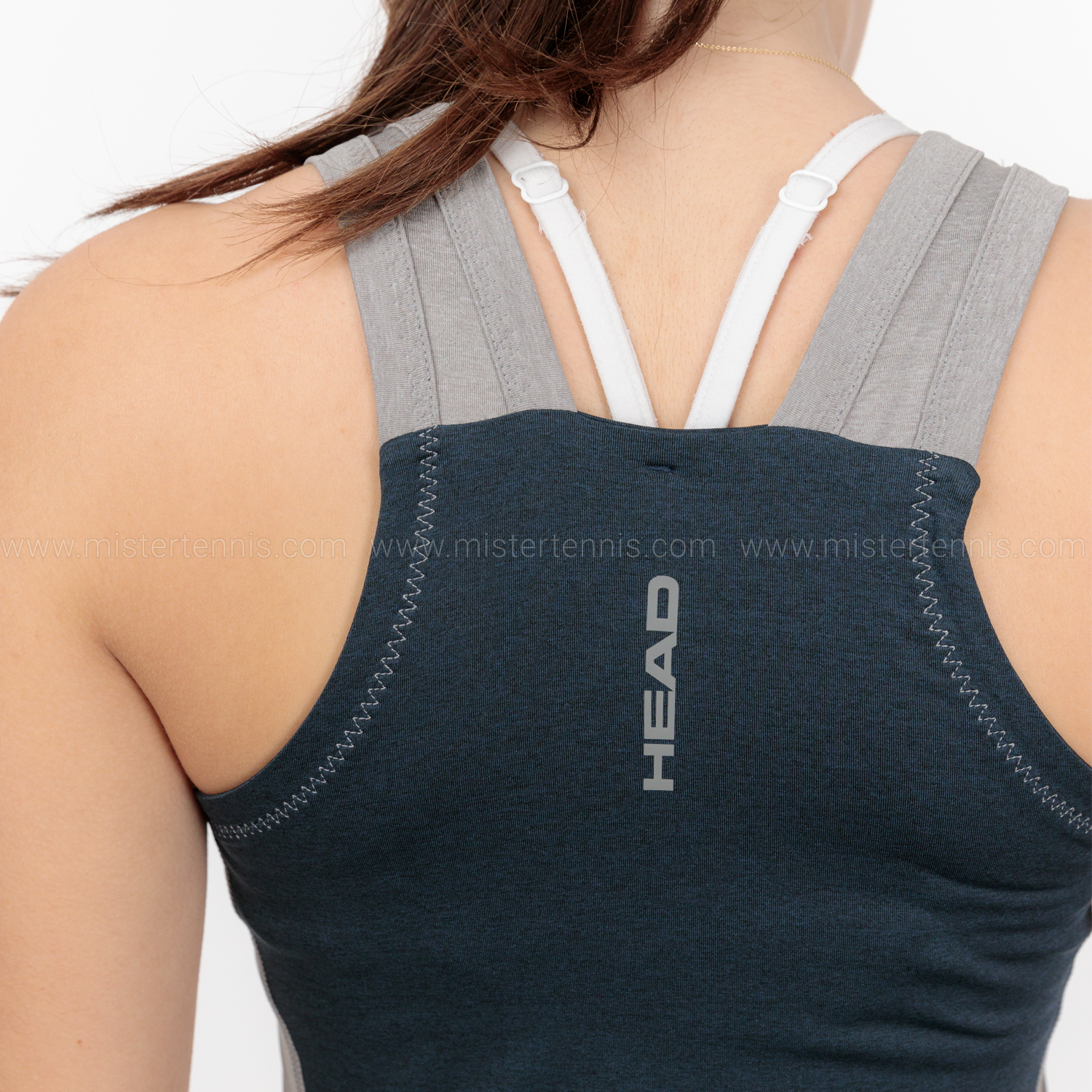 Head Tech Top - Grey/Navy