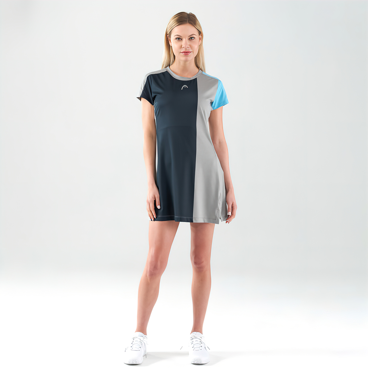 Head Tech Vestido - Grey/Navy