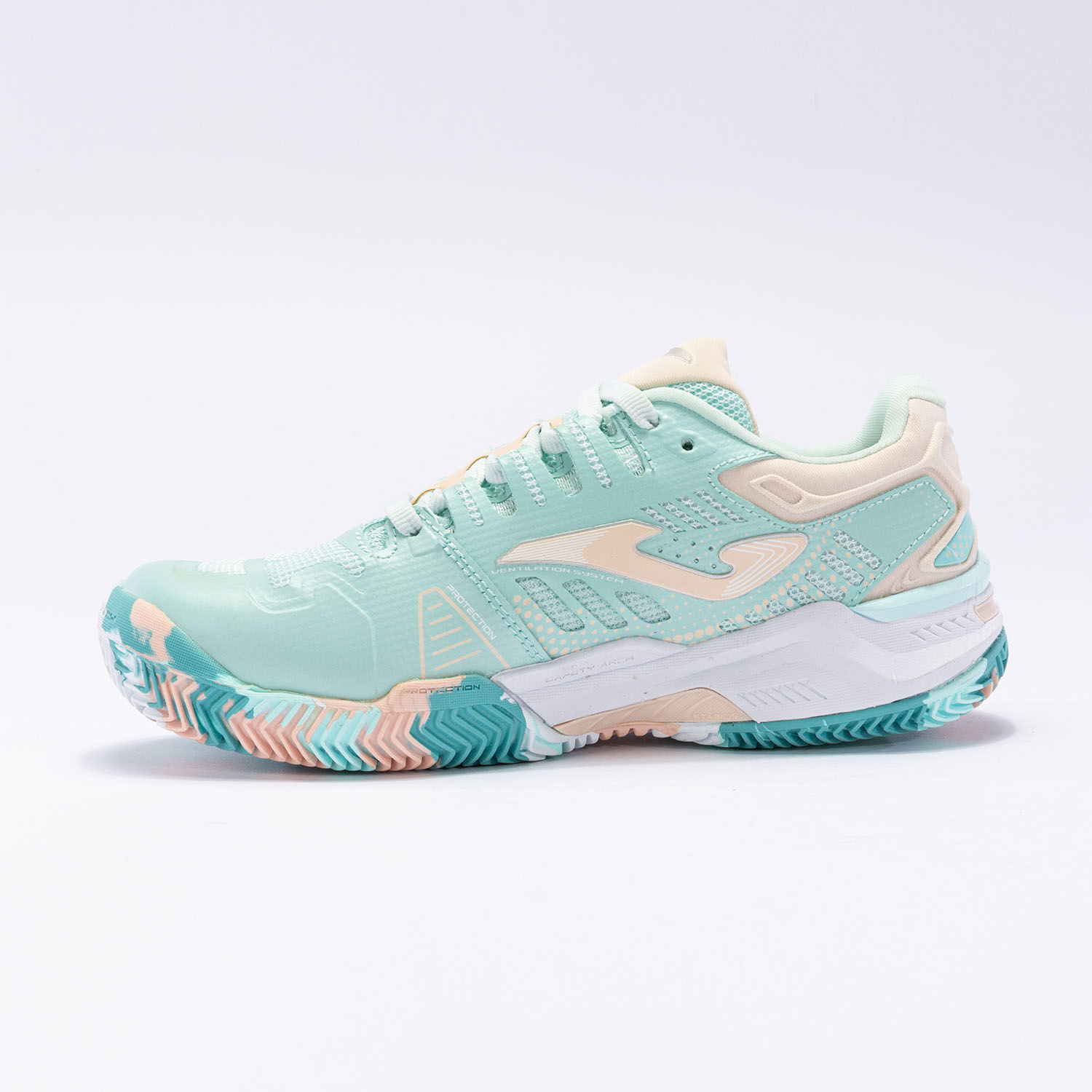 Joma Slam WPT Girl s Padel Shoes Turquoise Pink