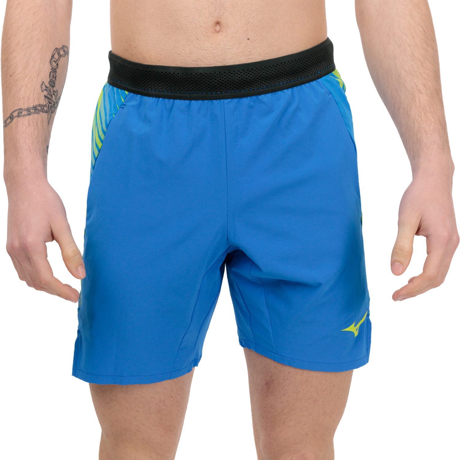 Mizuno Amplify 8in Pantaloncini da Tennis Uomo Peace Blue