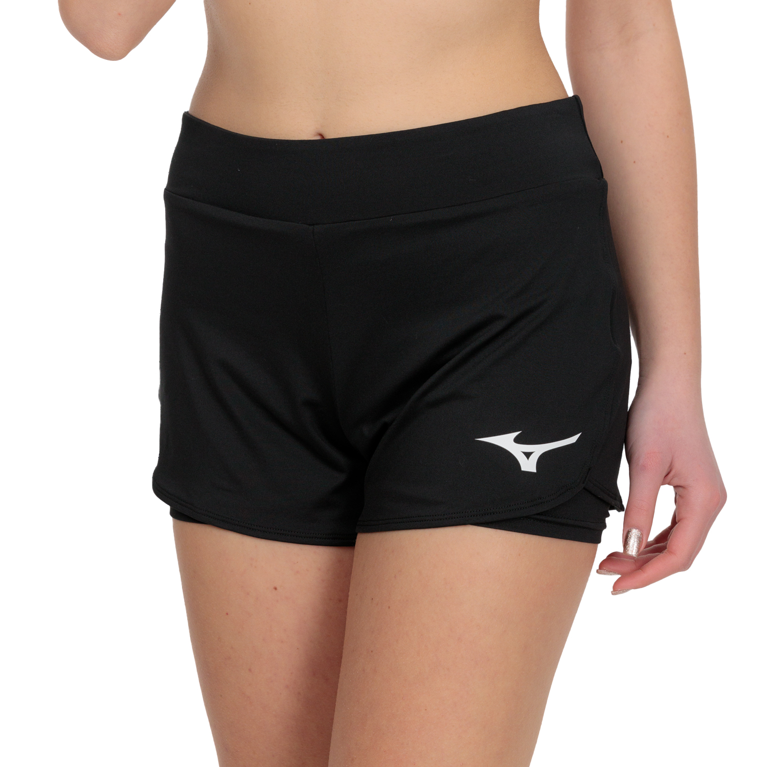 Mizuno Flex 3in Shorts - Black