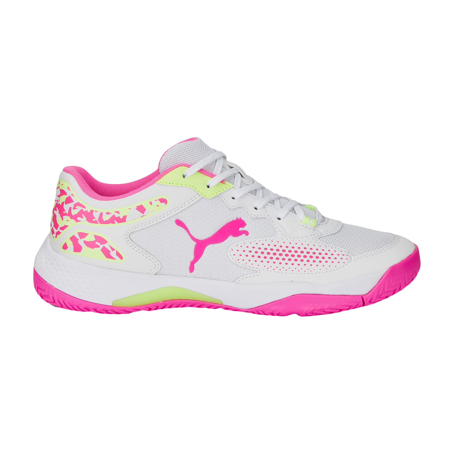 Puma Solarcourt RCT - White/Ravish/Fast Yellow