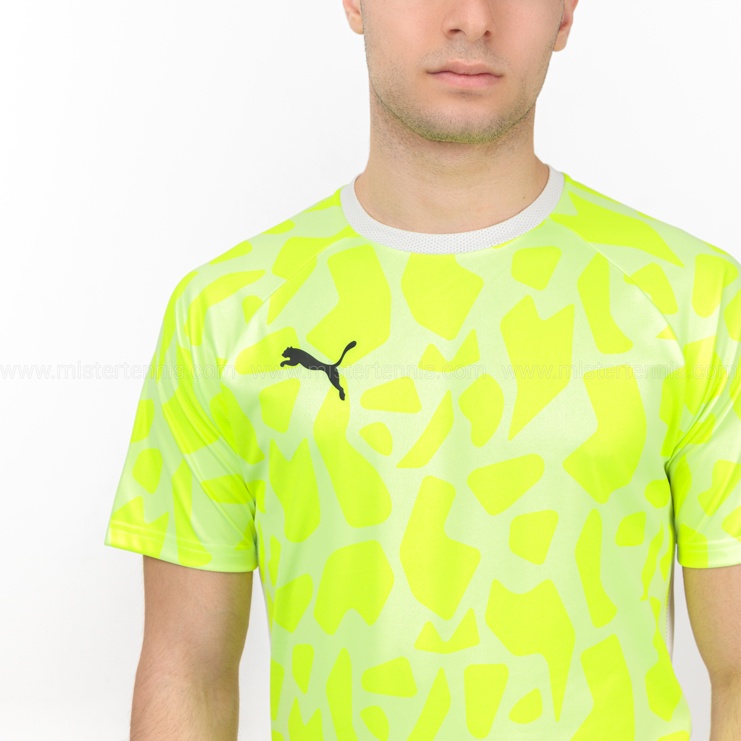Puma TeamLIGA Graphic Camiseta de Padel Hombre - Yellow