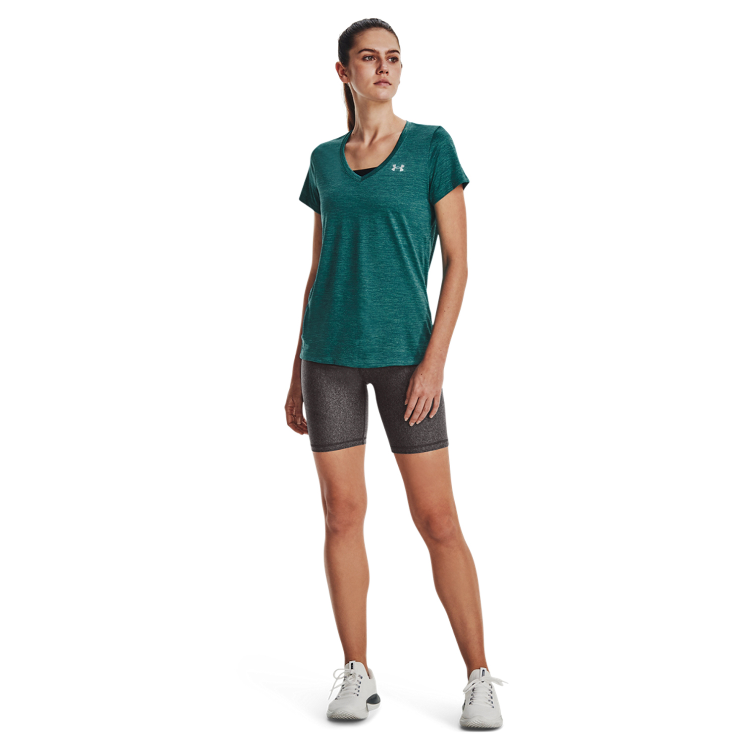 Under Armour Tech Twist Women s Tennis T Shirt Coastal Teal