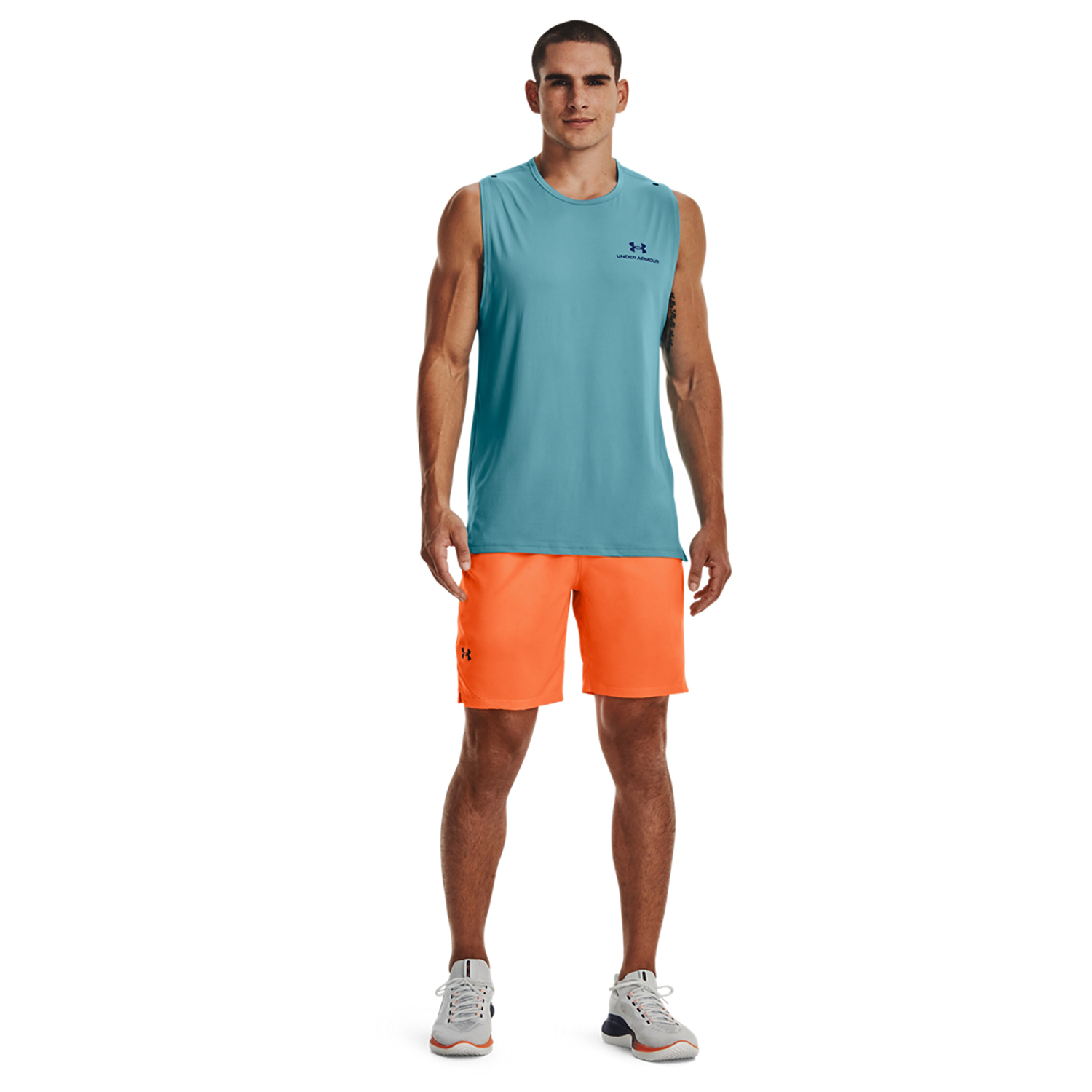 Under Armour Vanish Woven 8in Men's Tennis Shorts - Orange Blast