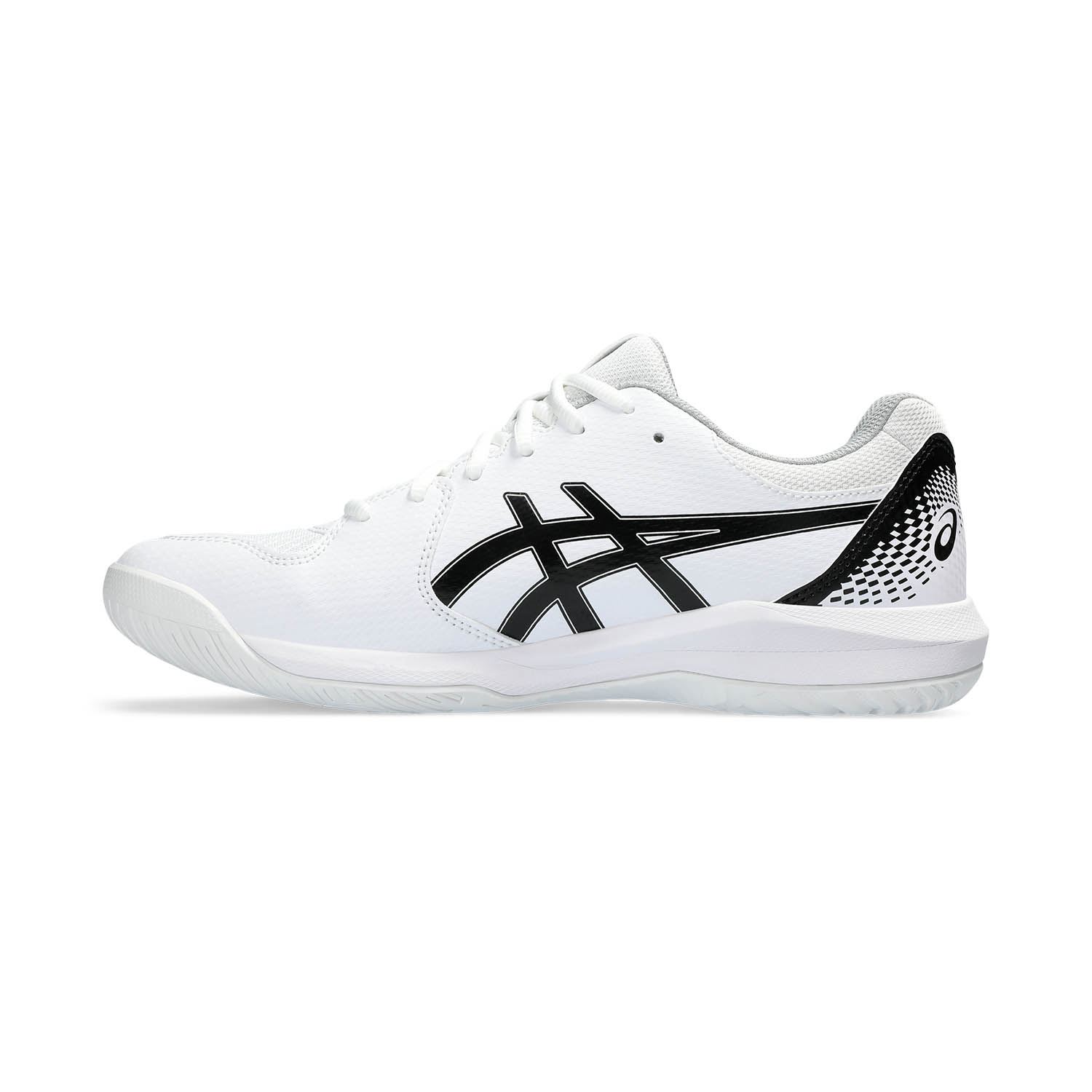 Asics Gel Dedicate 8 Men's Tennis Shoes - White/Black