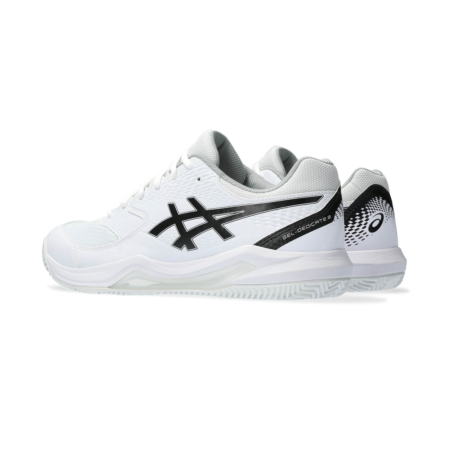 Asics Gel Dedicate 8 Clay - White/Black