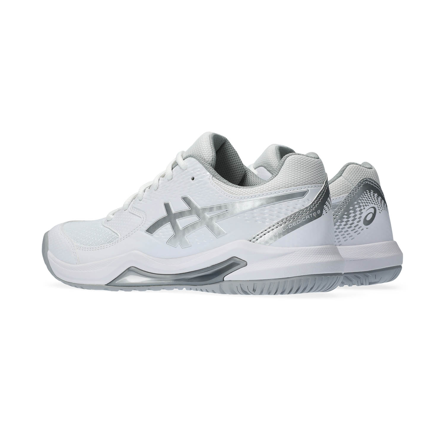 Asics Gel Dedicate 8 - White/Pure Silver