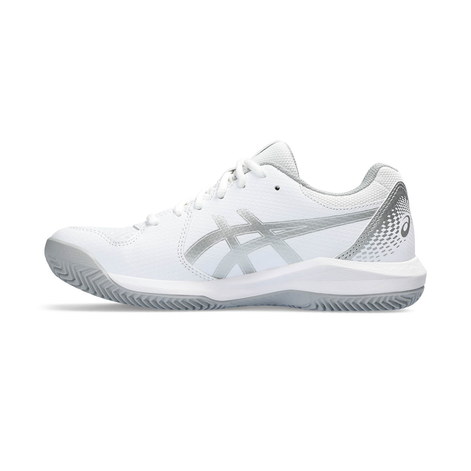 Asics Gel Dedicate 8 Clay - White/Pure Silver