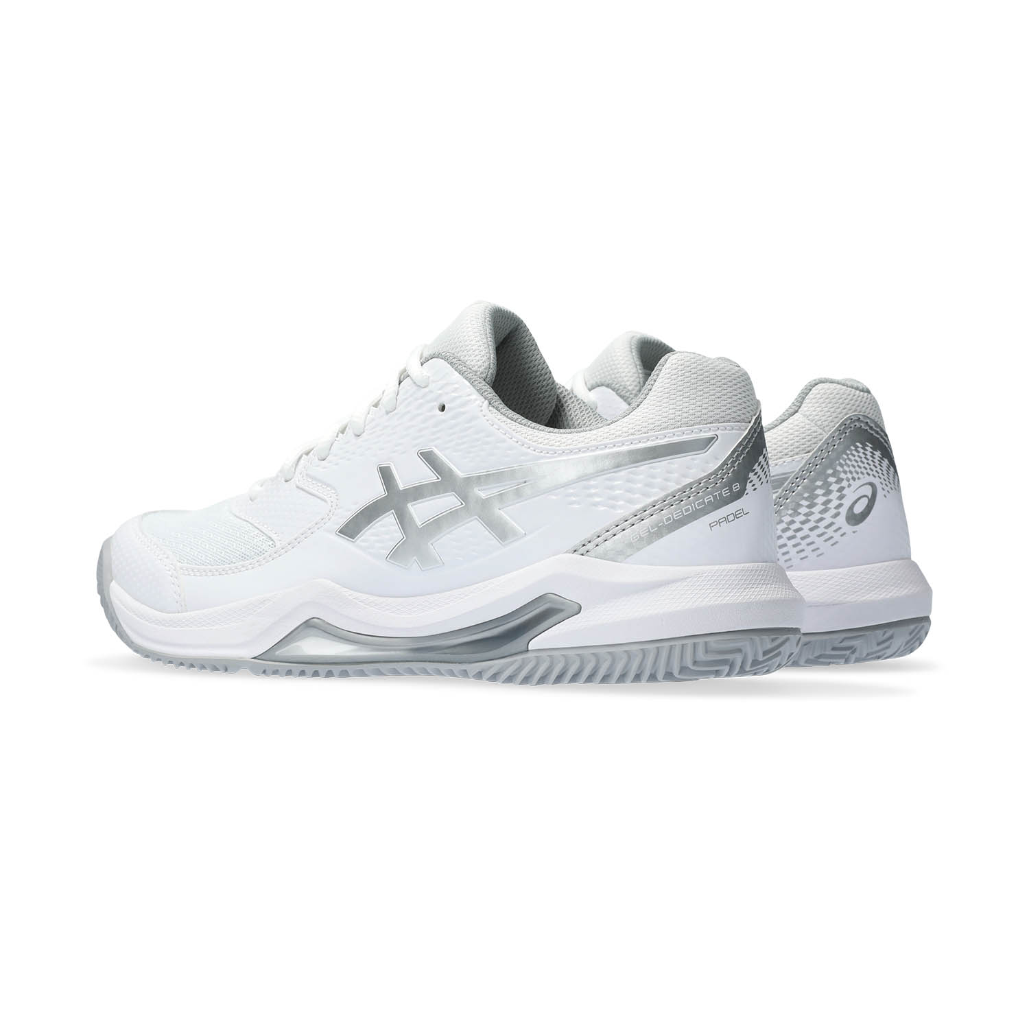 Asics Gel Dedicate 8 Padel - White/Pure Silver