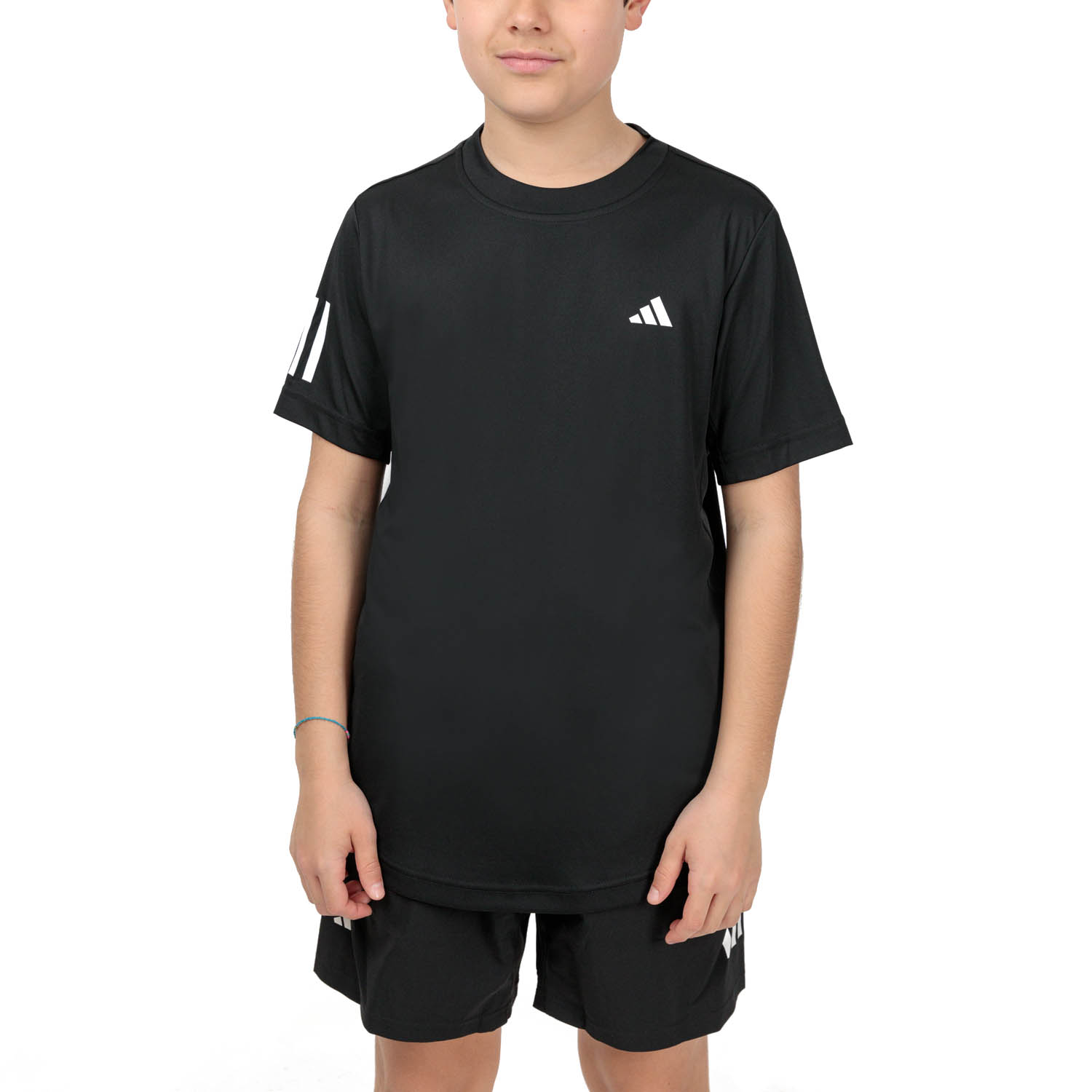 adidas Club 3 Stripes Camiseta Niño - Black