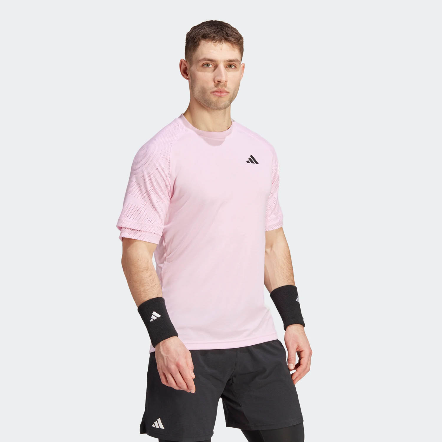 adidas Melbourne HEAT.RDY T-Shirt - Clear Pink