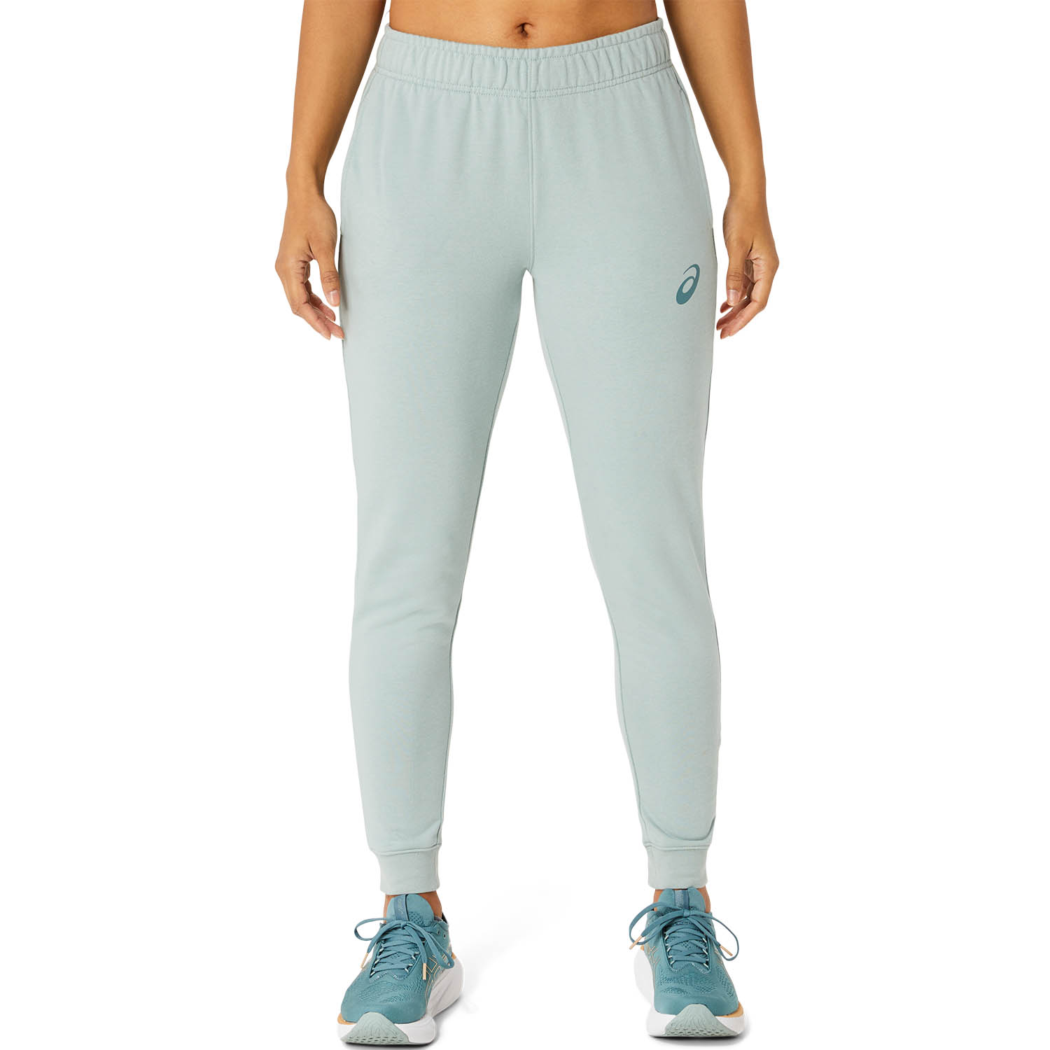 Asics Big Logo Women's Tennis Pants Ocean Haze/Foggy Teal