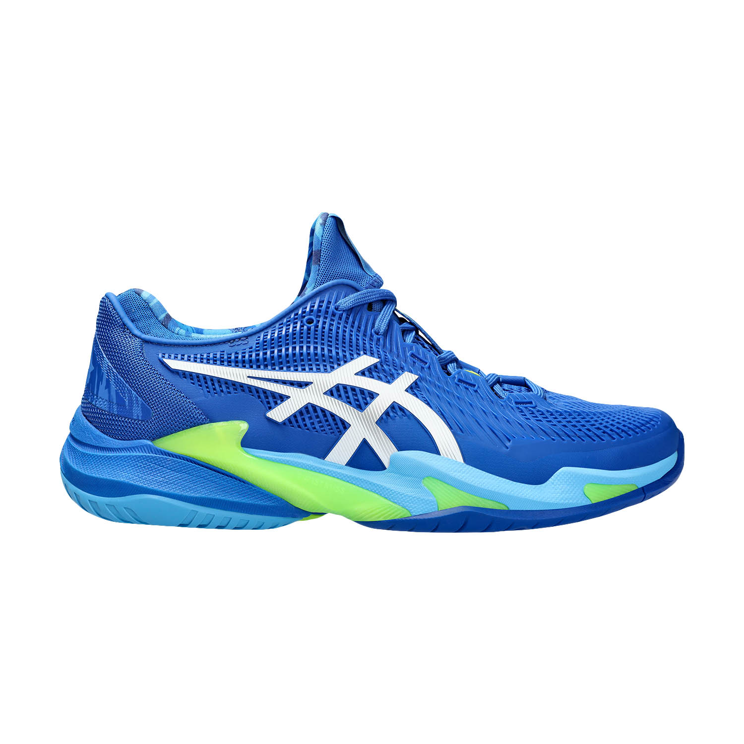 Asics Court FF 3 Novak Men's Tennis Shoes - Tuna Blue/White