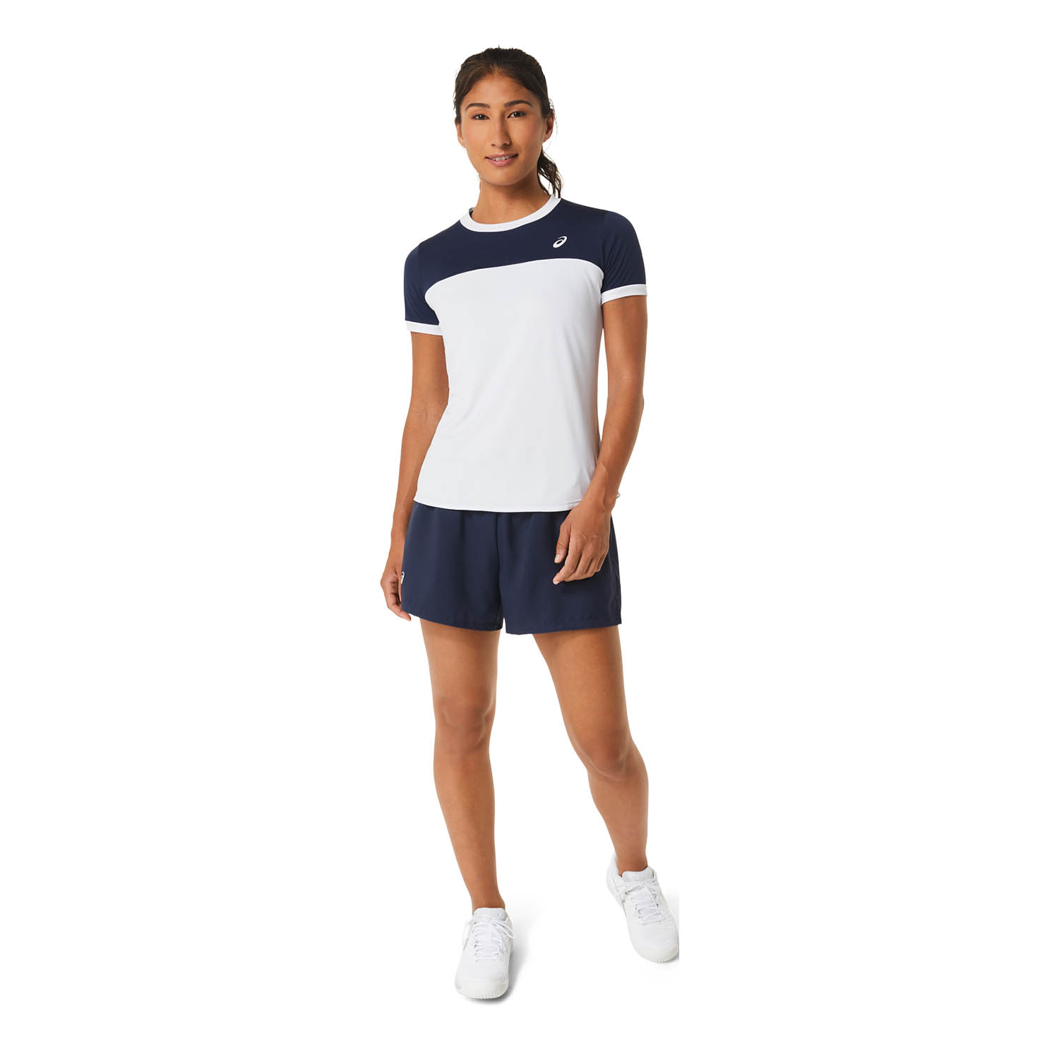 Asics Court T-Shirt - Brilliant White/Midnight