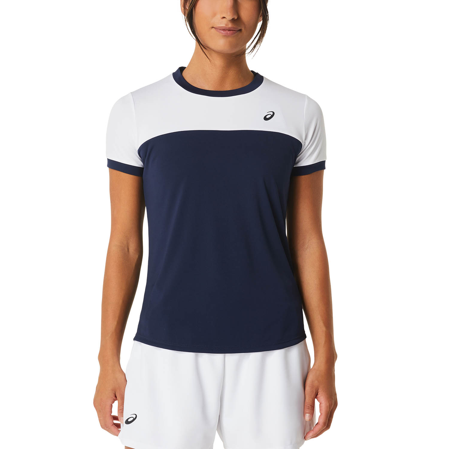 Asics Court T-Shirt - Midnight/Brilliant White