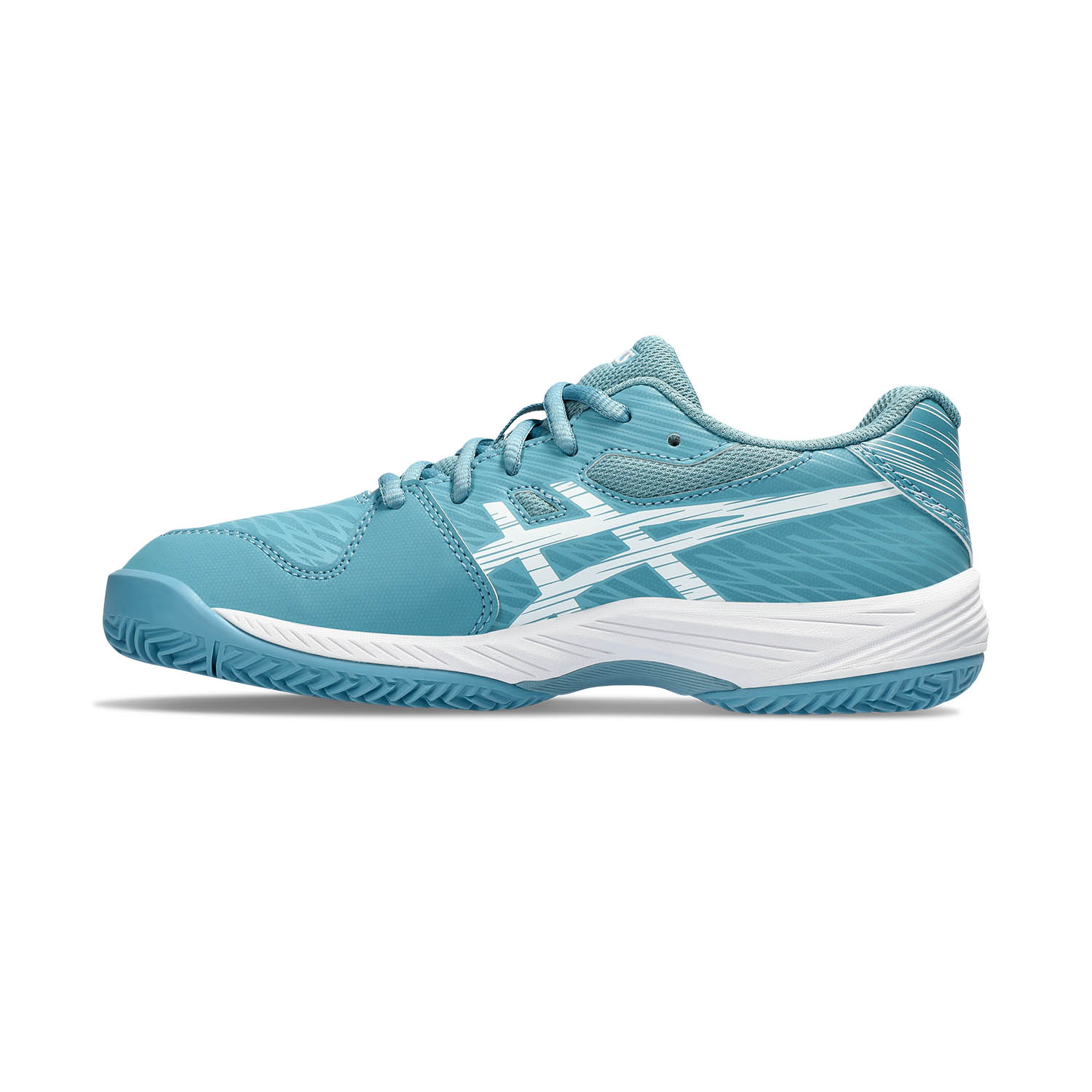 Asics Gel Game 9 GS Clay/OC Niños - Gris Blue/White