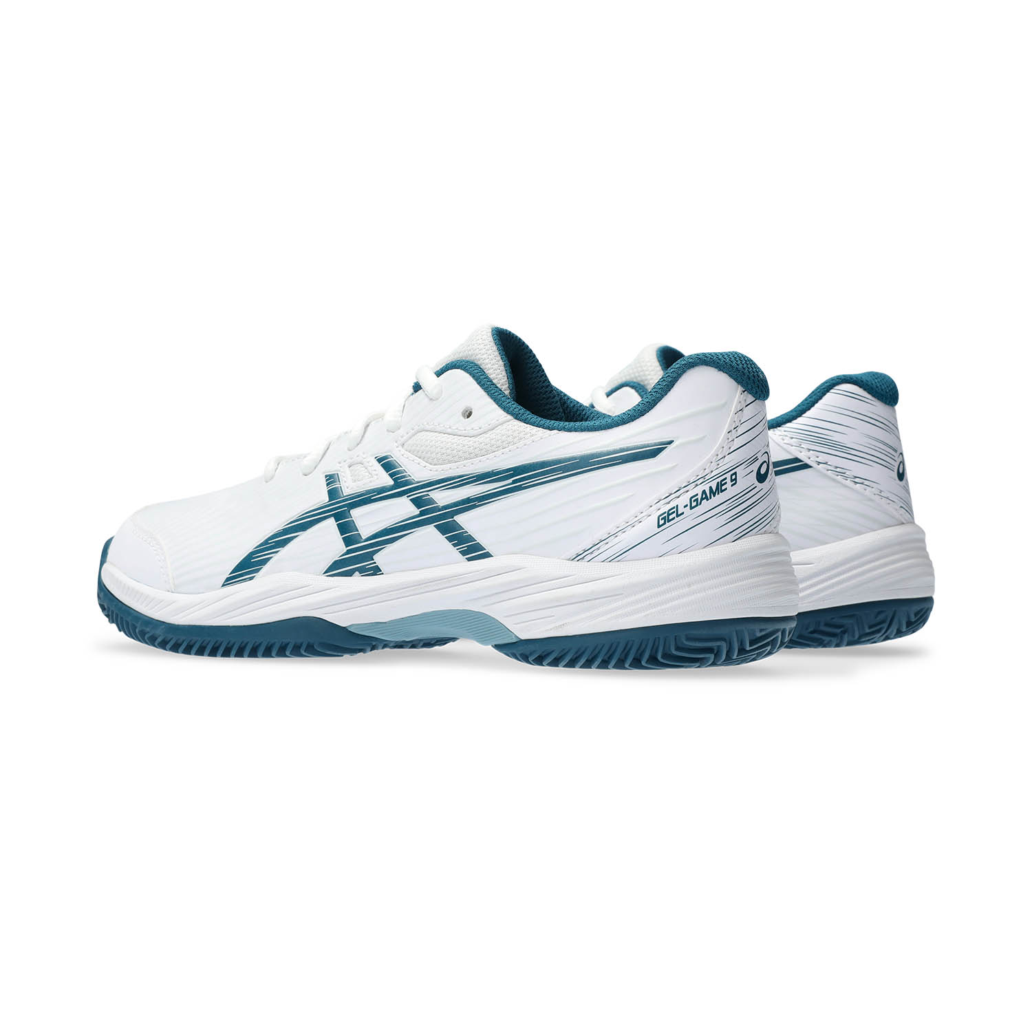 Asics Gel Game 9 GS Clay/OC Niños - White/Restful Teal