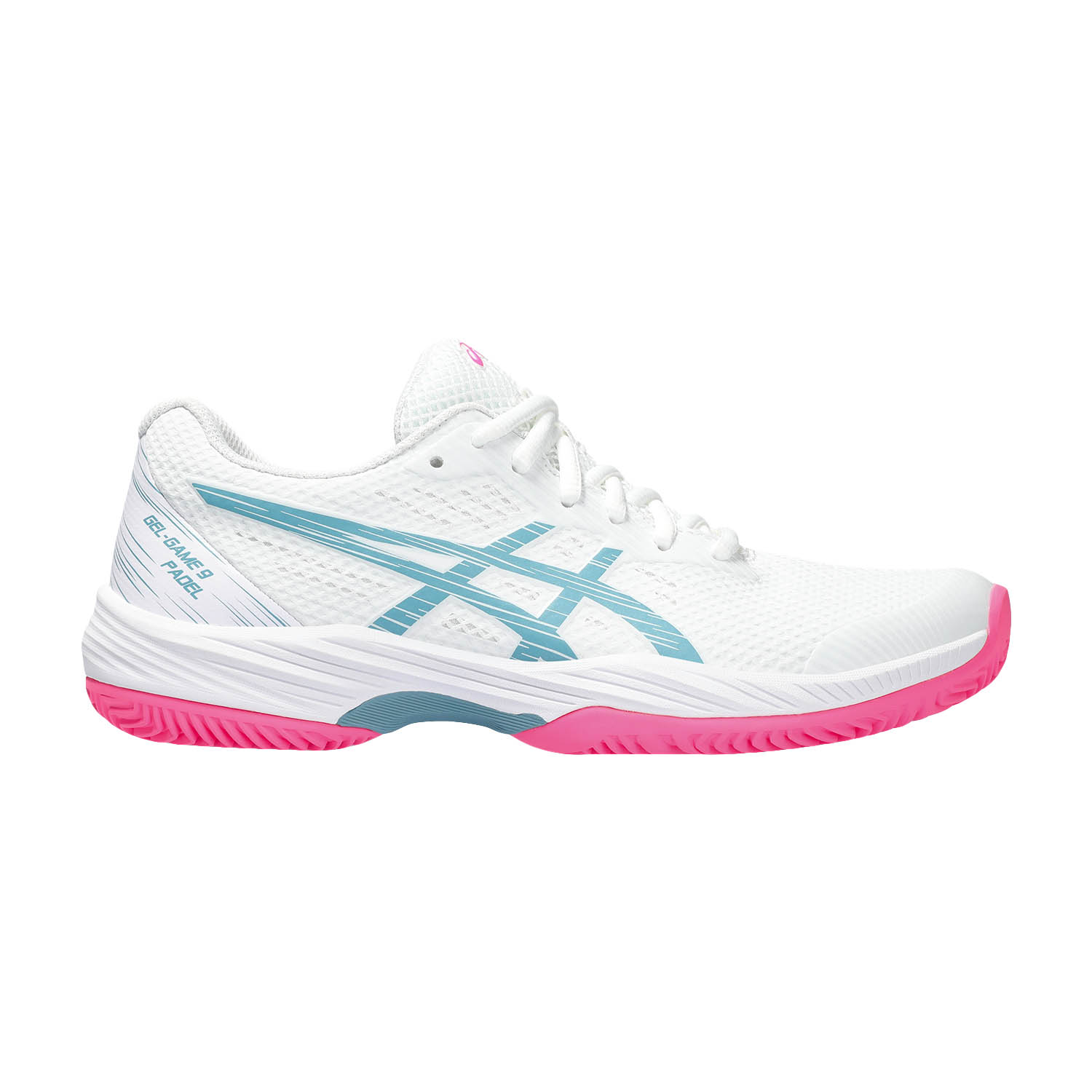 Asics Gel Game 9 Padel Zapatillas de Tenis Mujer White Gris Blue