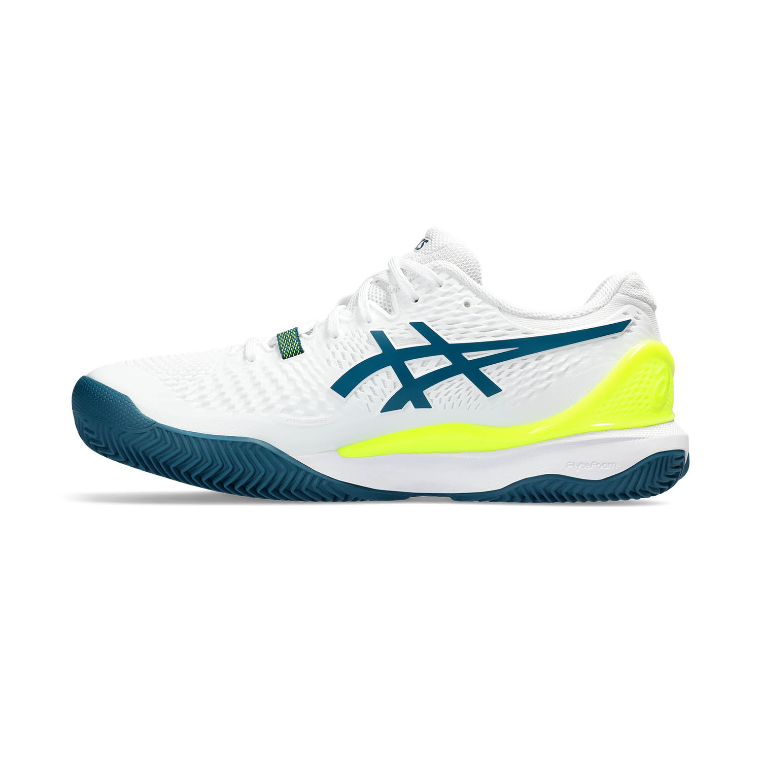Asics Gel Resolution 9 Clay - White/Restful Teal