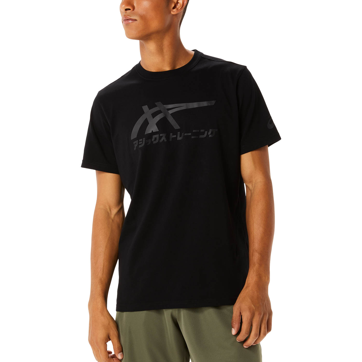 Asics Tiger T-Shirt - Performance Black/Graphite Grey