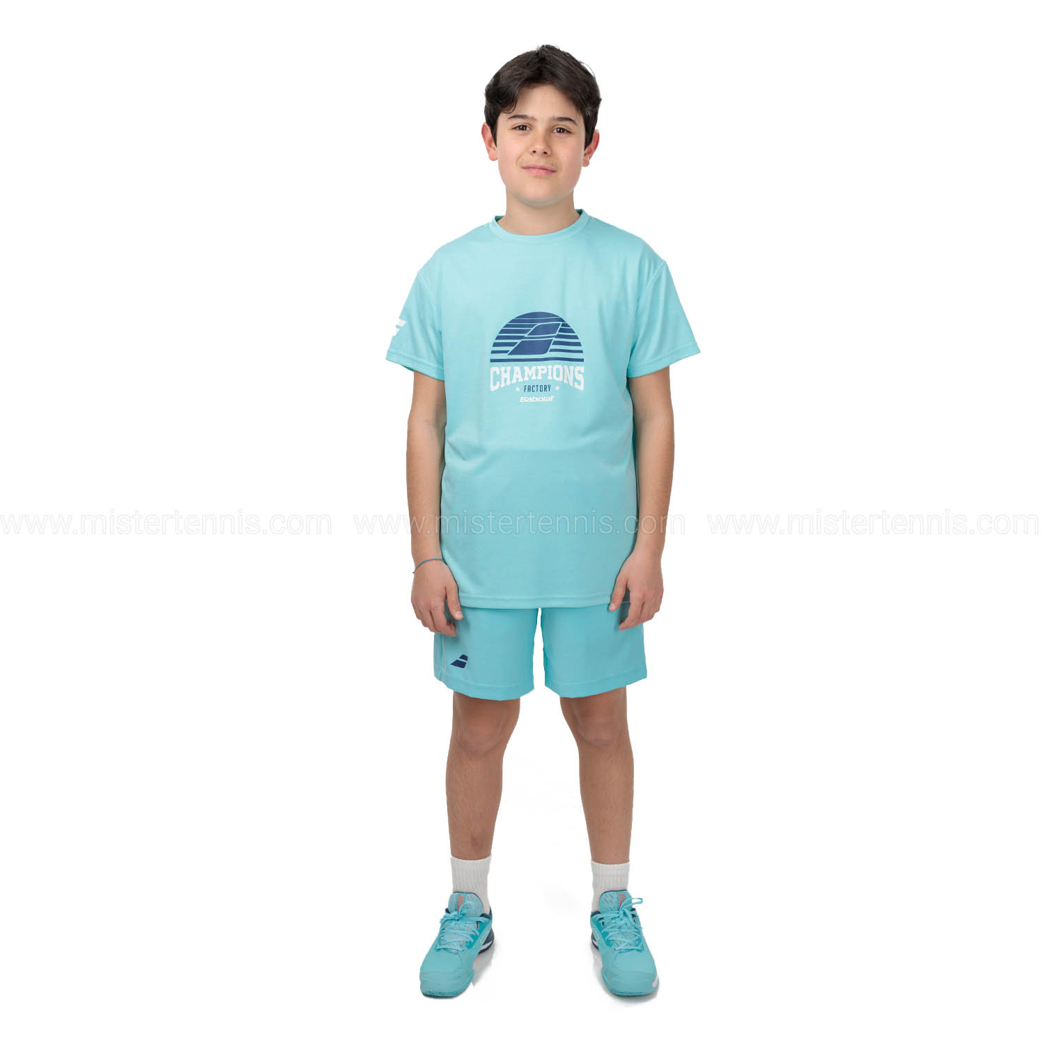 Babolat Exercise Graphic Camiseta Niño - Angel Blue Heather