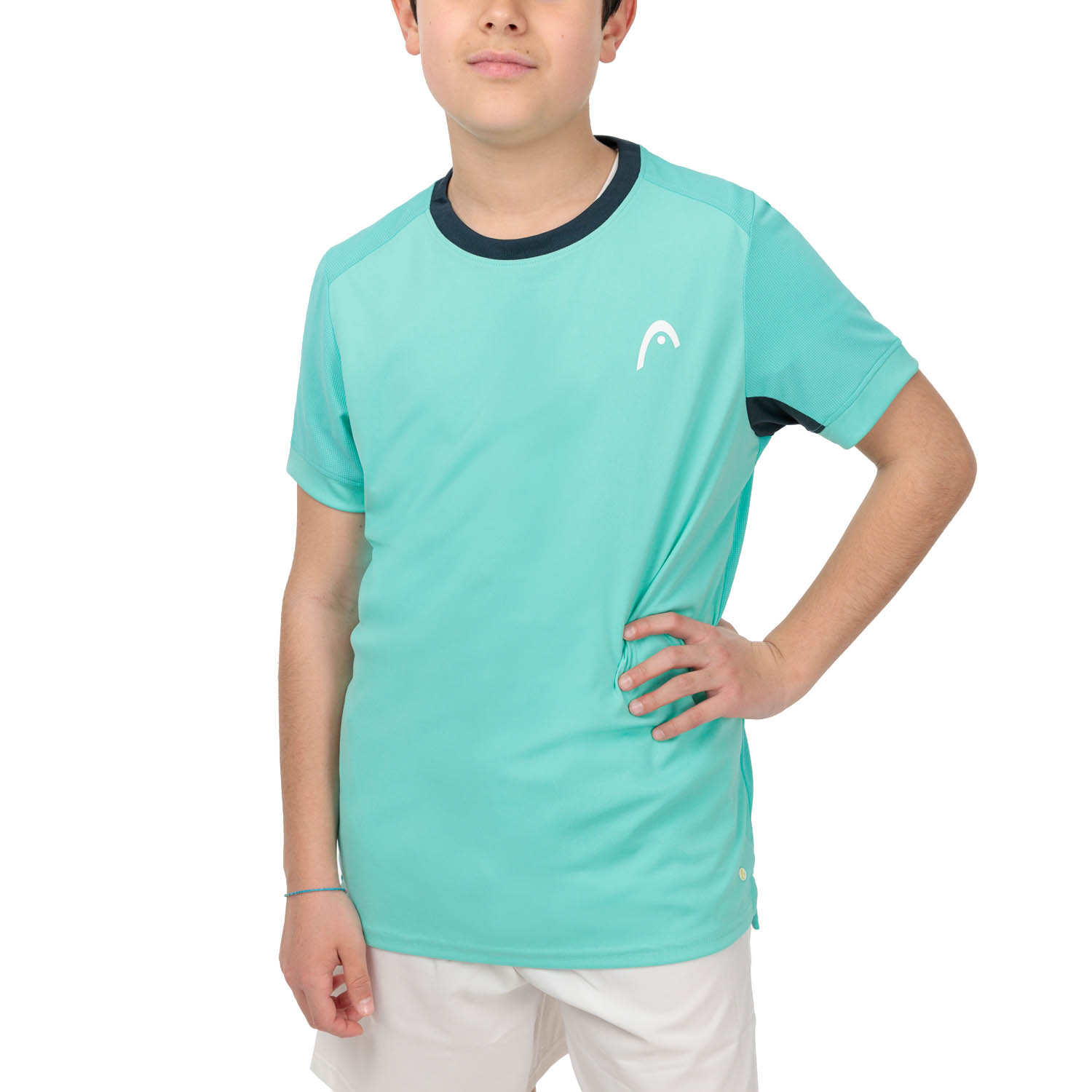 Head Slice T-Shirt Boy - Turquoise