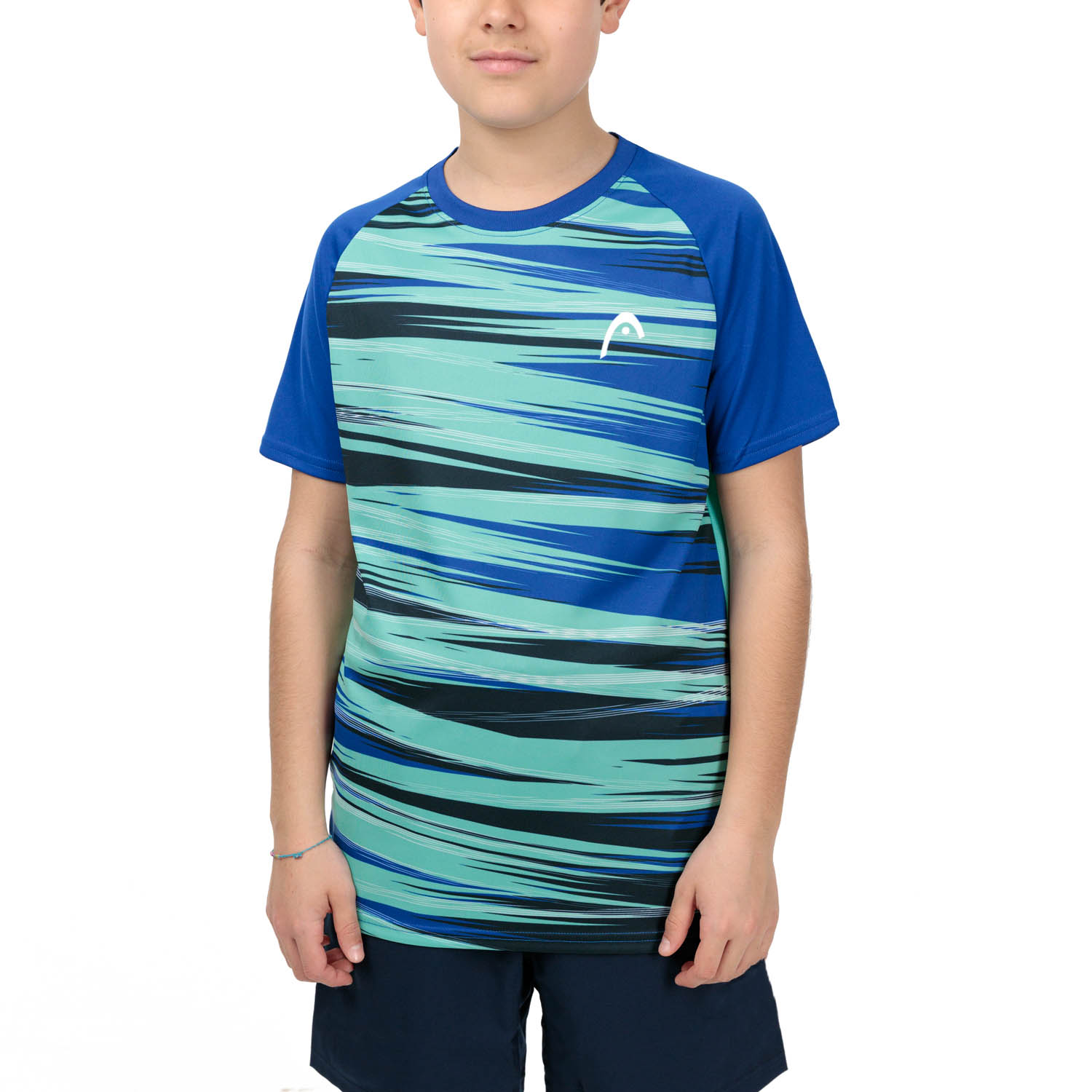 Head Topspin Camiseta Niño - Royal/Print Vision M