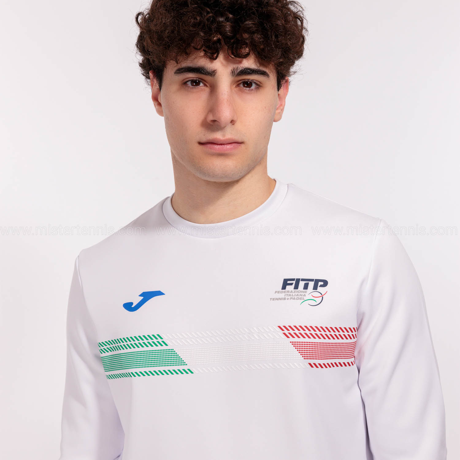 Joma FITP Graphic Felpa Tennis e Padel Uomo White