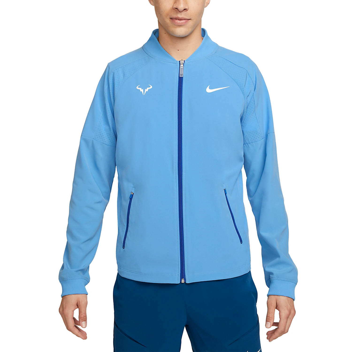 Nike Dri-FIT Rafa Jacket - University Blue/White