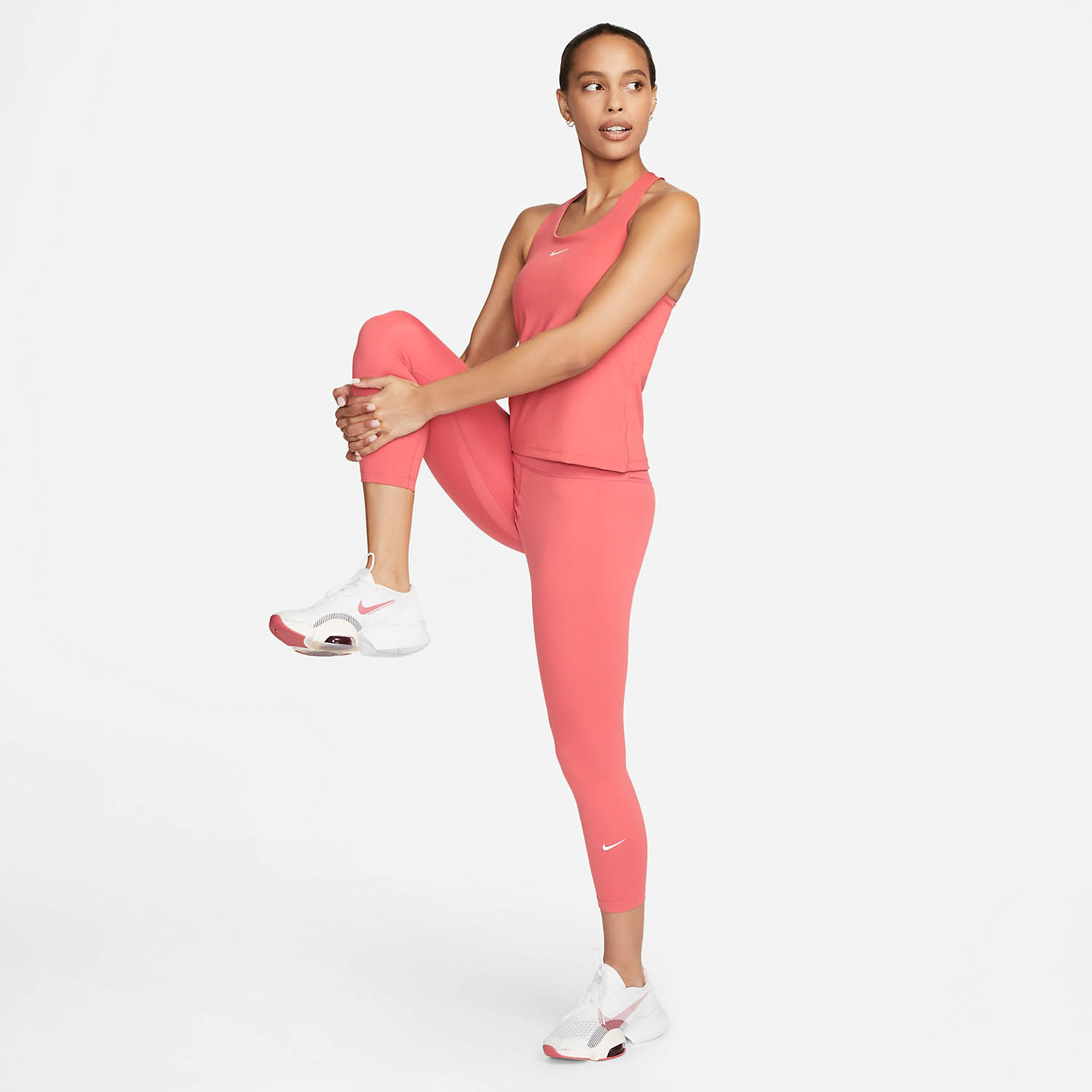 Nike Dri-FIT Swoosh Women's Tennis Tank - Adobe/White
