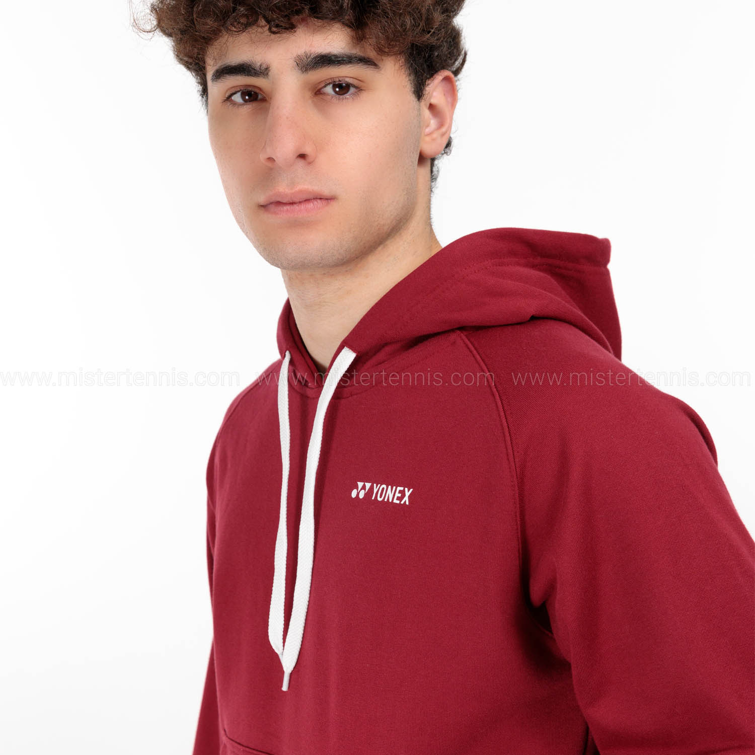Yonex Club Men s Tennis Hoodie Reddish Rose