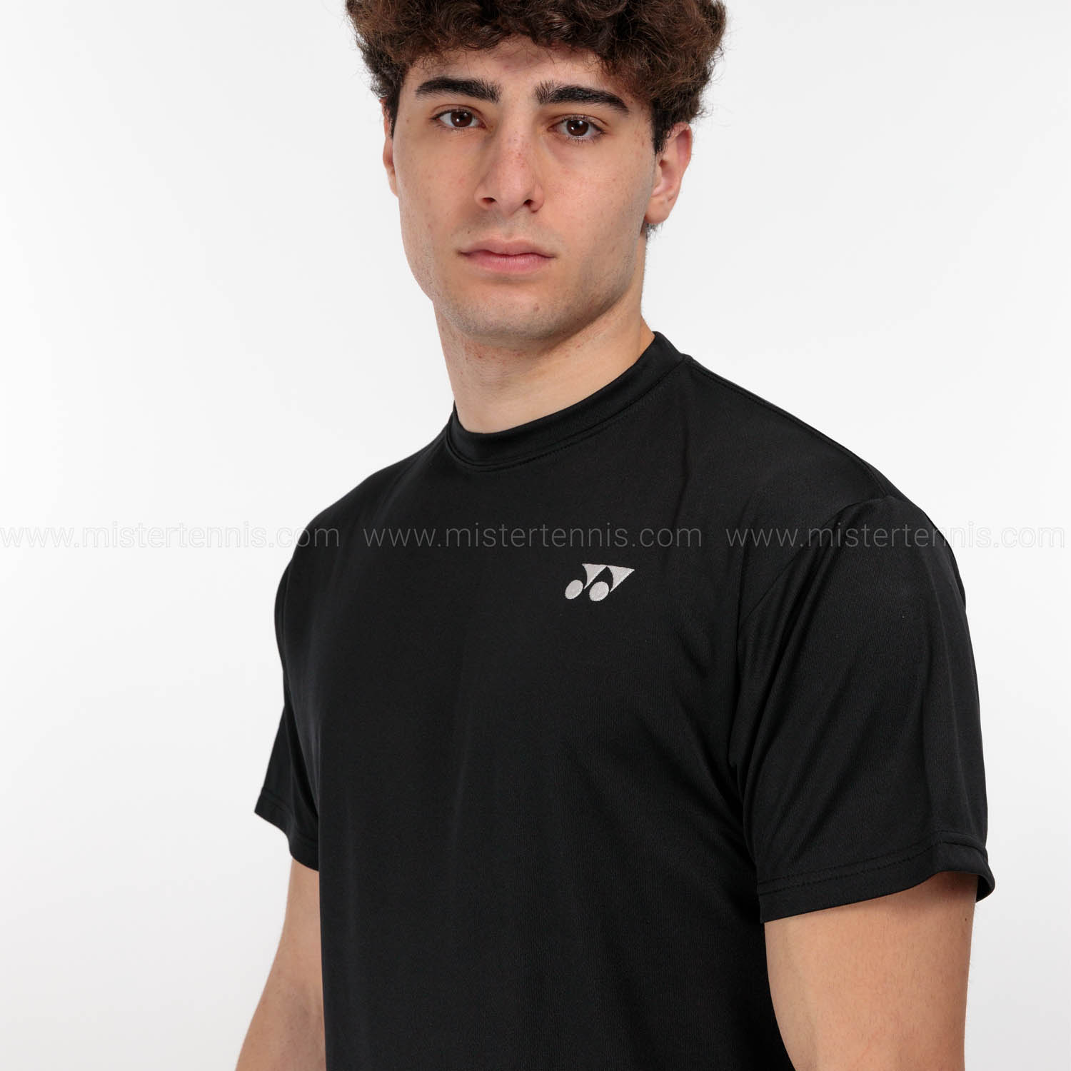 Yonex Club Men's Tennis T-Shirt - Black