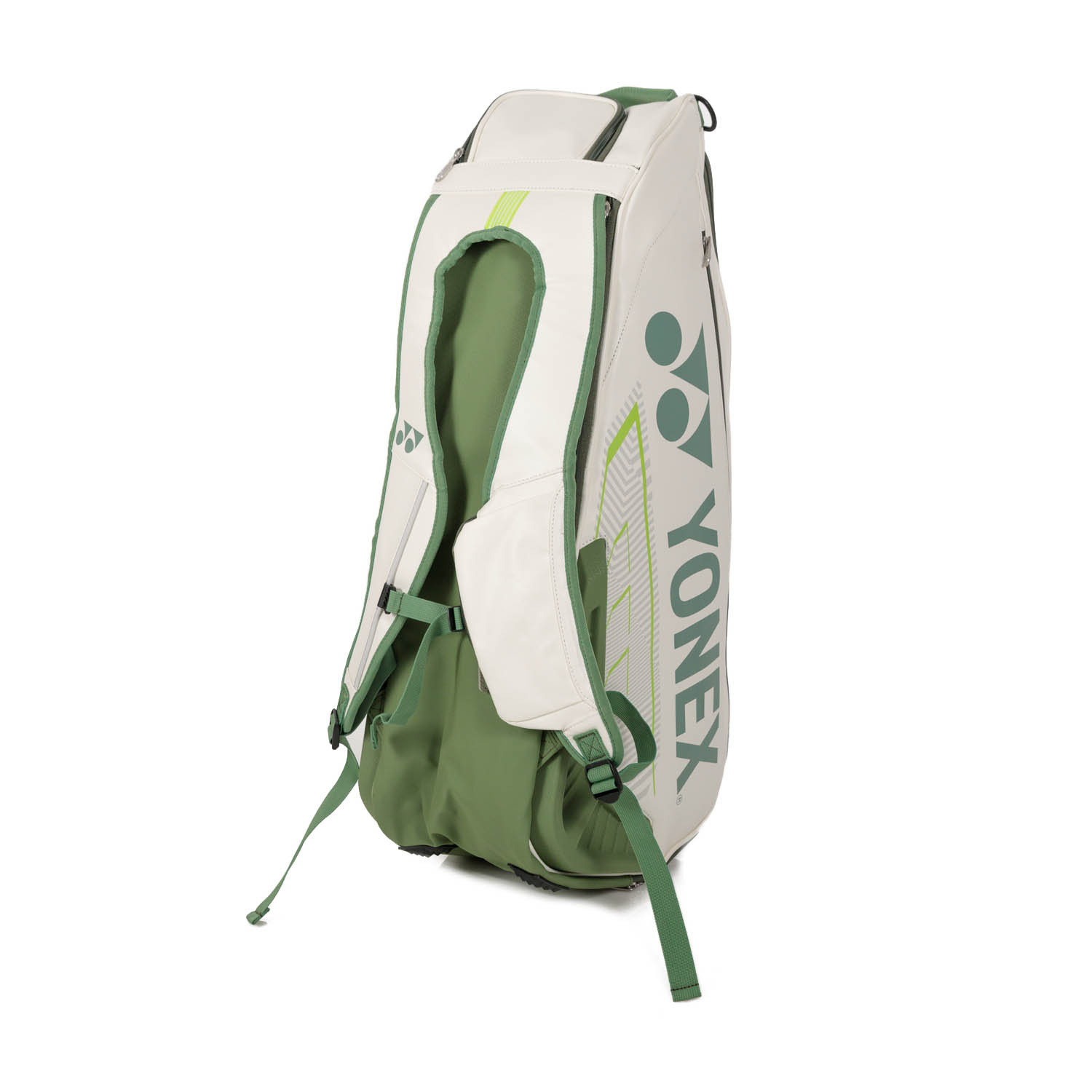 Yonex Expert x 6 Tennis Bag - White/Moss Green