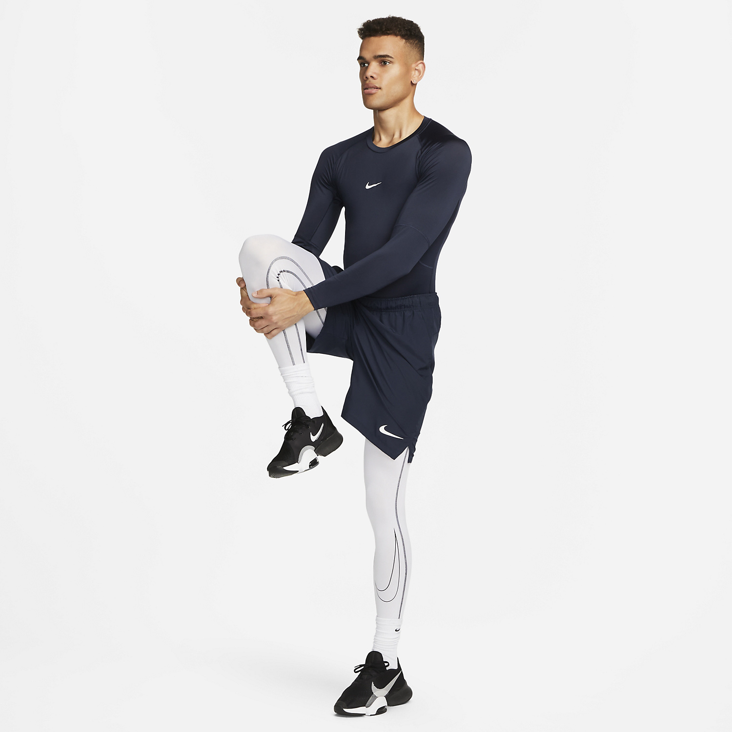Nike Dri-FIT Pro Camisa - Obsidian/White
