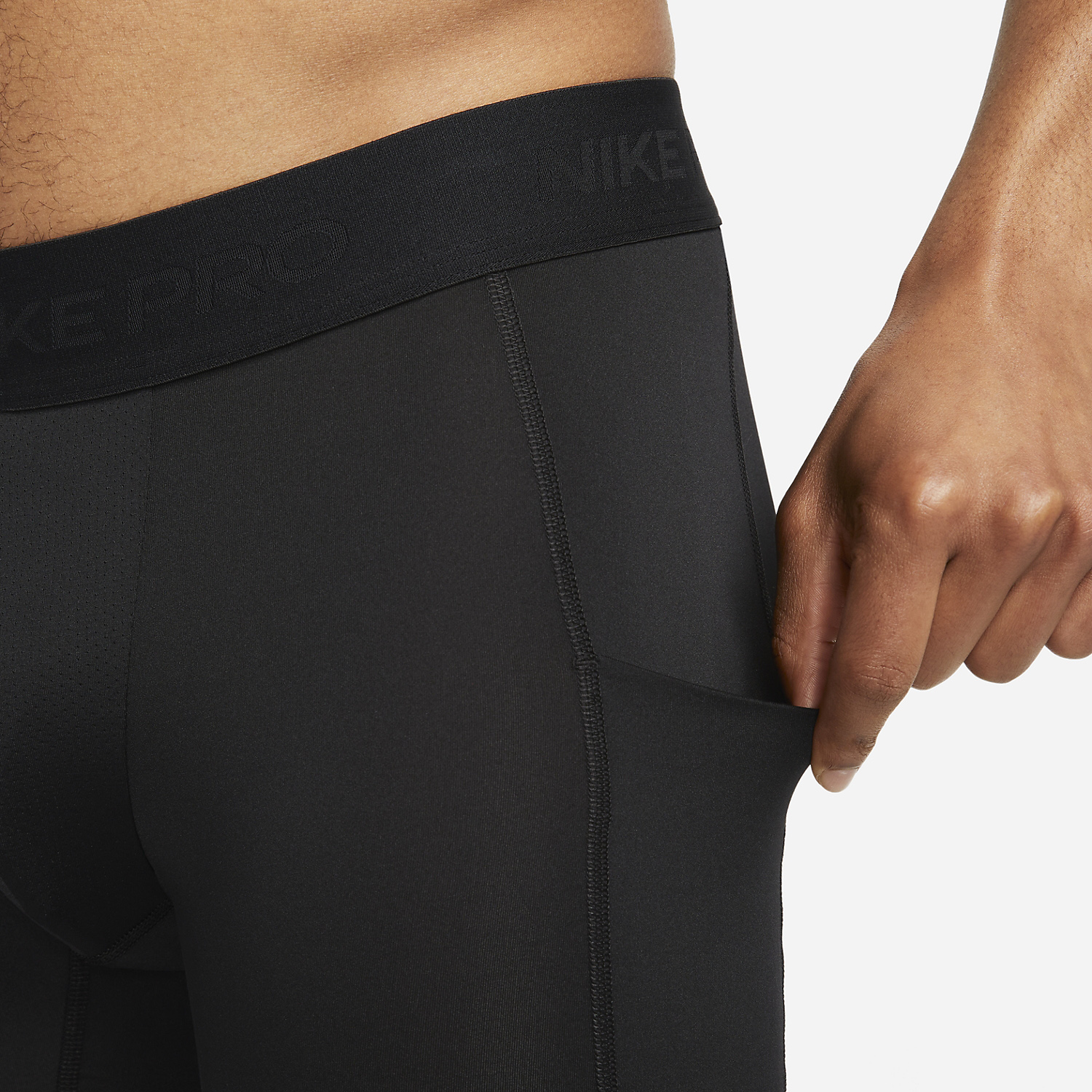 Nike Pro Short Tights - Black/White